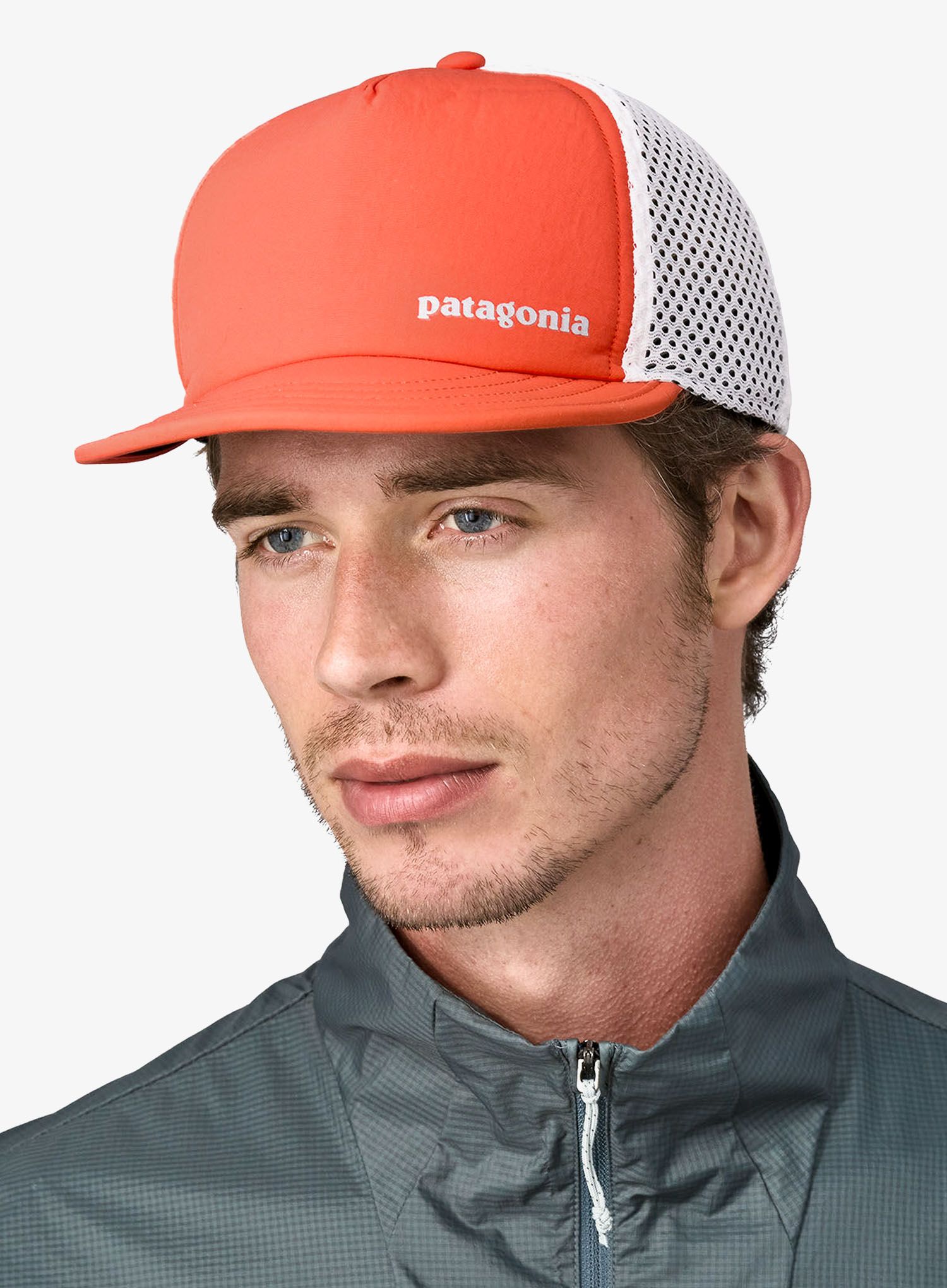 Čepice Patagonia Duckbill Shorty Trucker Hat - pimento red