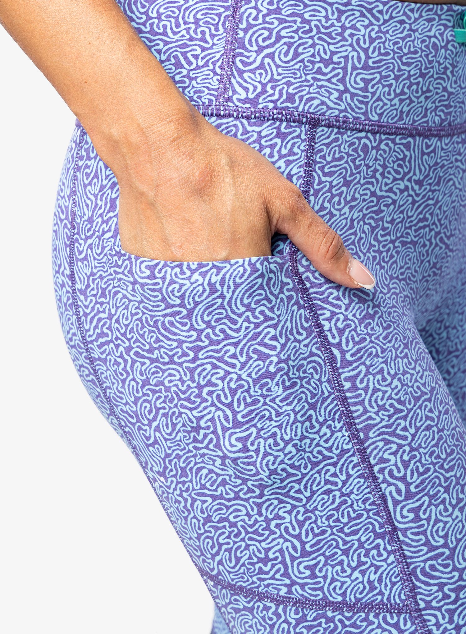 Dámské běžecké legíny Patagonia Endless Run 7/8 Tights - perennial purple