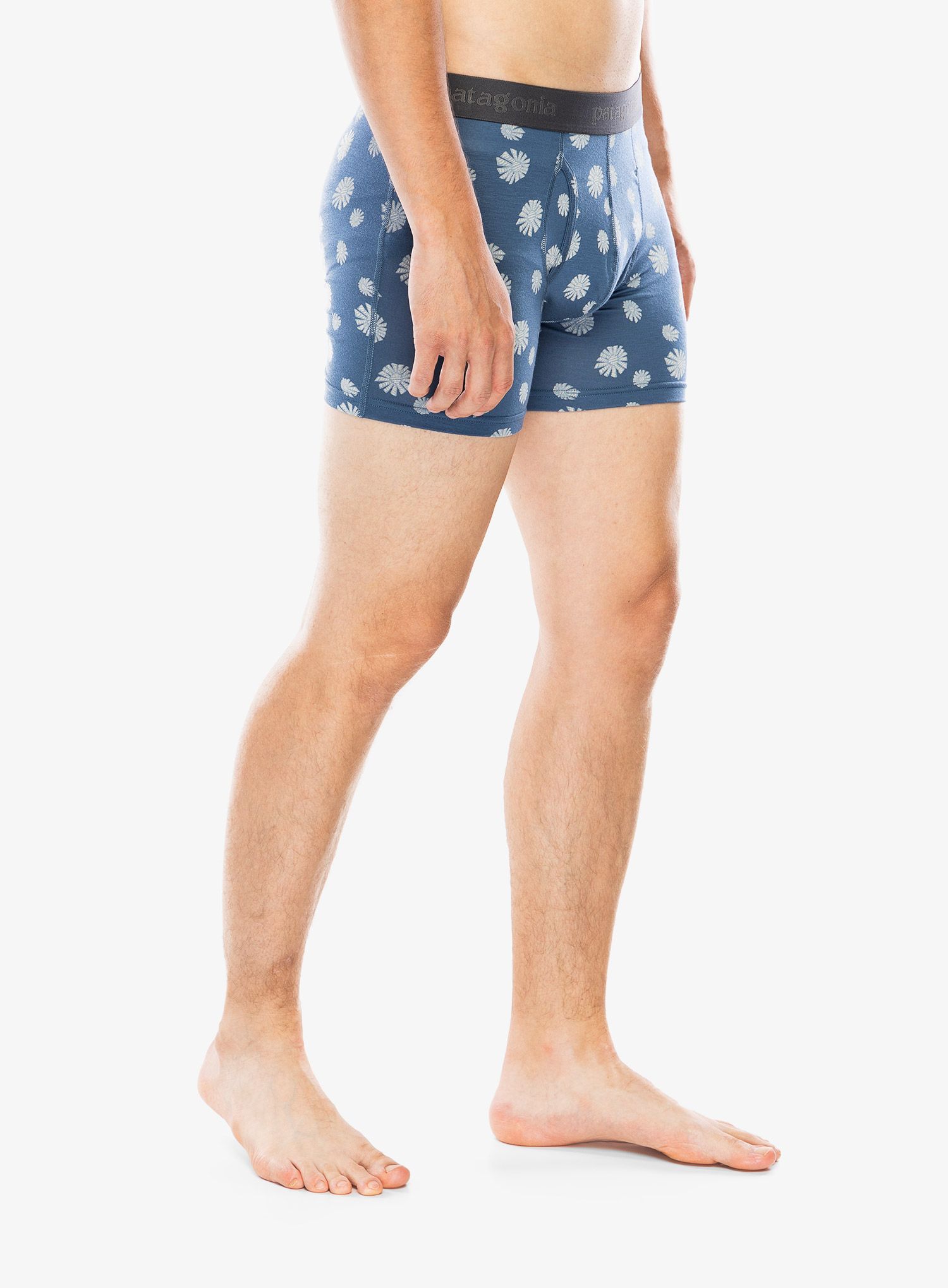 Funkční boxerky Patagonia Essential Boxer Briefs - 3 in - sunny/utilty blue