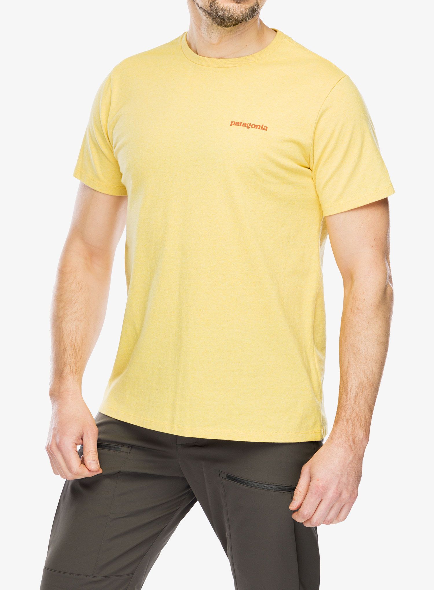 Tričko Patagonia Fitz Roy Icon Responsibili-Tee - milled yellow