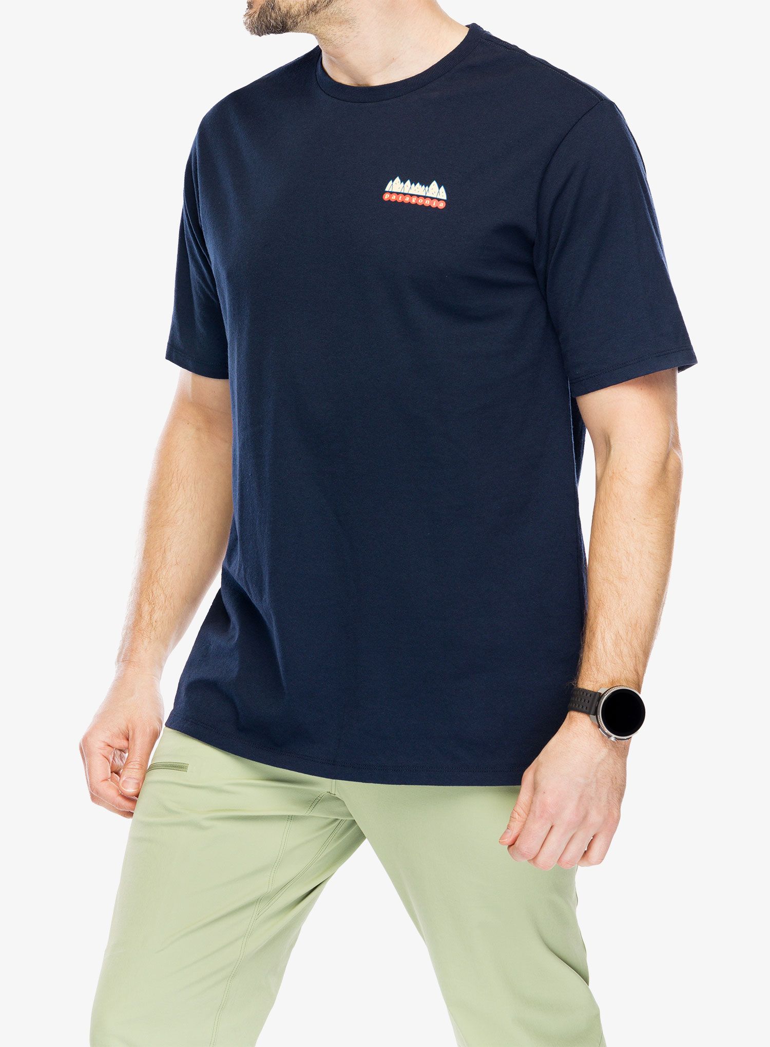 Tričko s potiskem Patagonia Fitz Roy Wild Responsibili-Tee - new navy