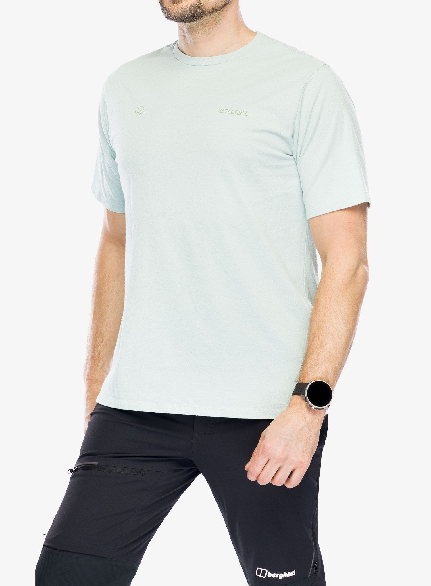 Tričko s potiskem Patagonia Forge Mark Responsibili-Tee - wispy green