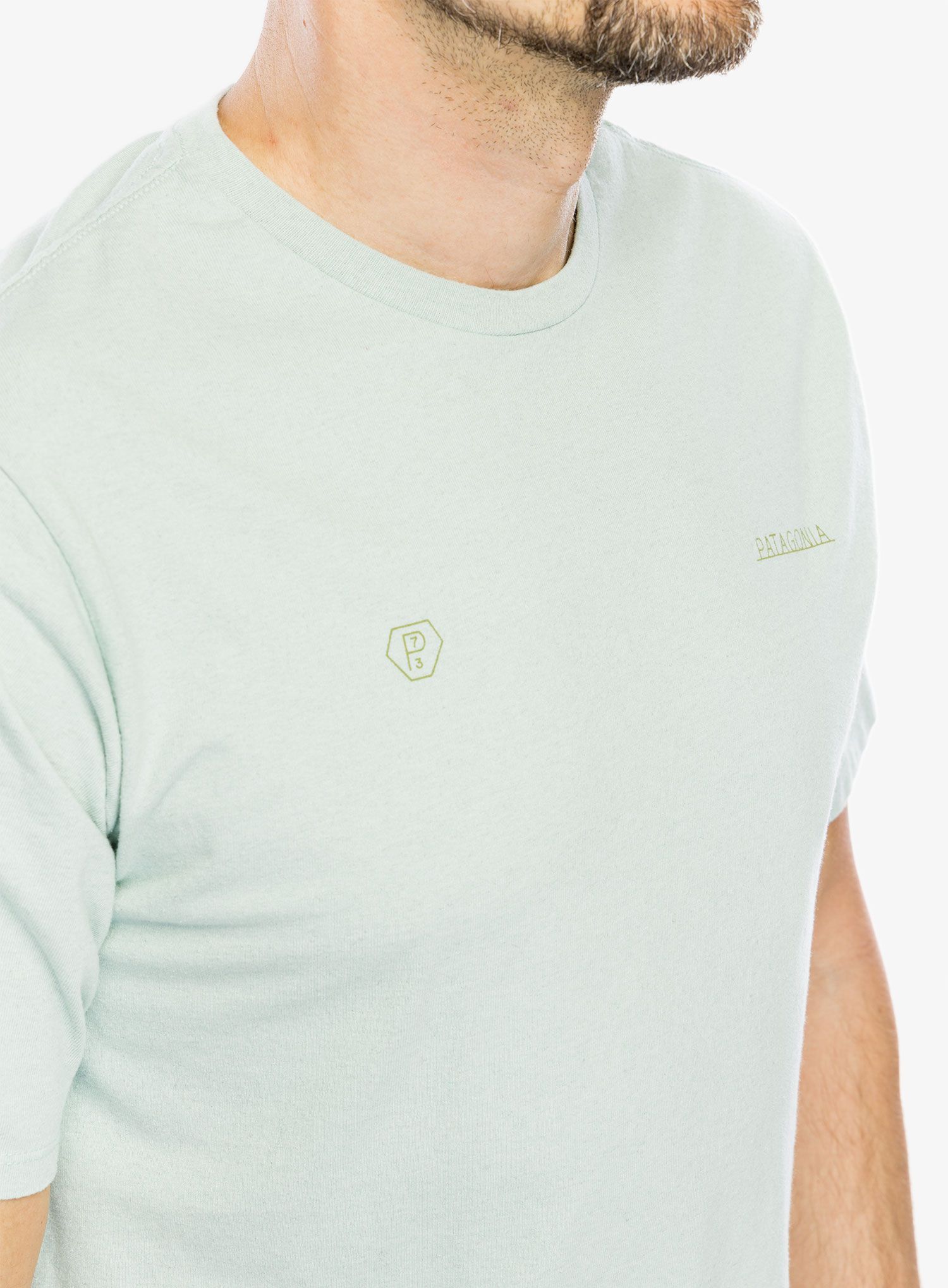 Tričko s potiskem Patagonia Forge Mark Responsibili-Tee - wispy green