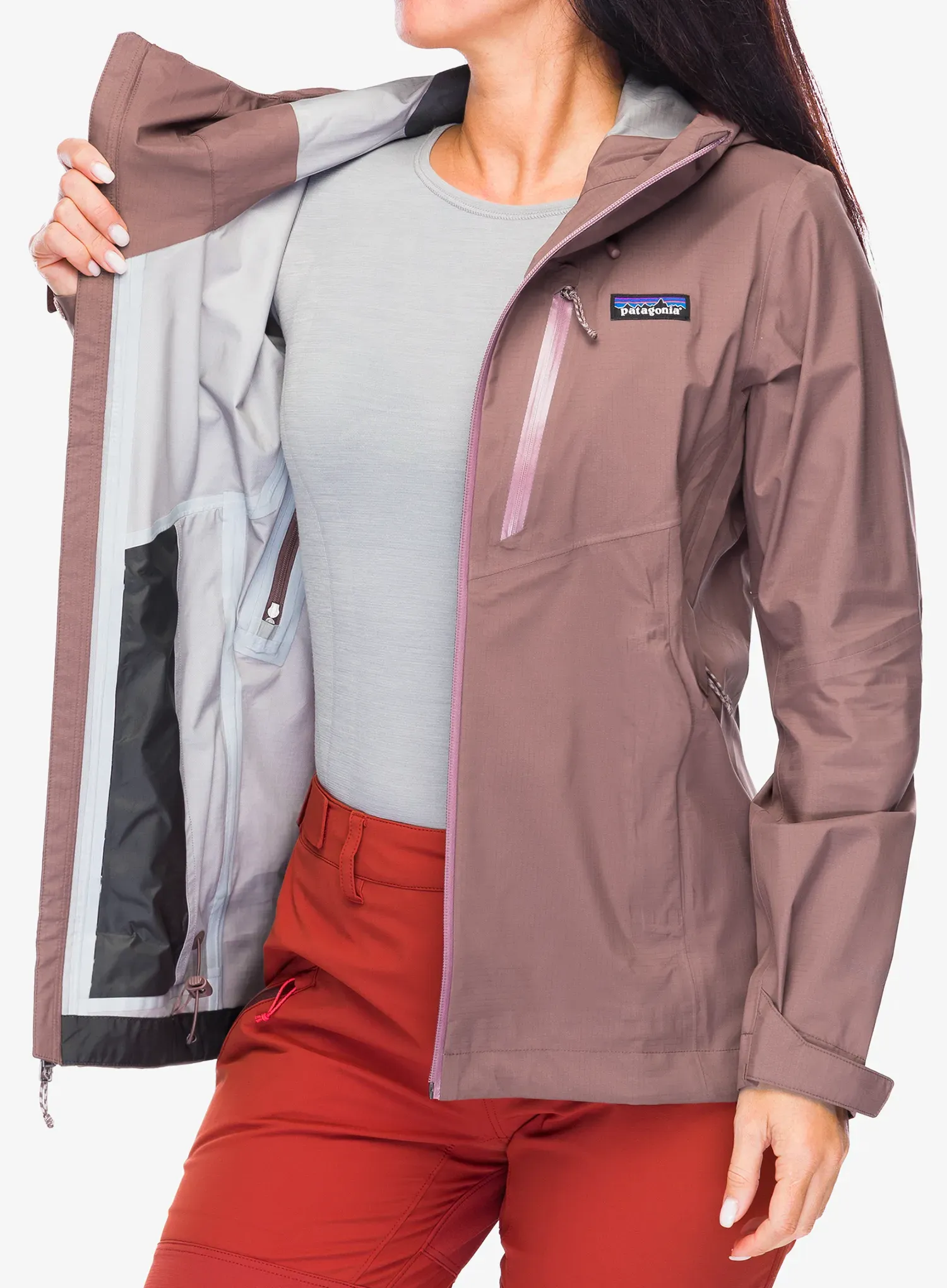Dámská nepromokavá bunda s membránou Patagonia Granite Crest Jacket - dulse mauve