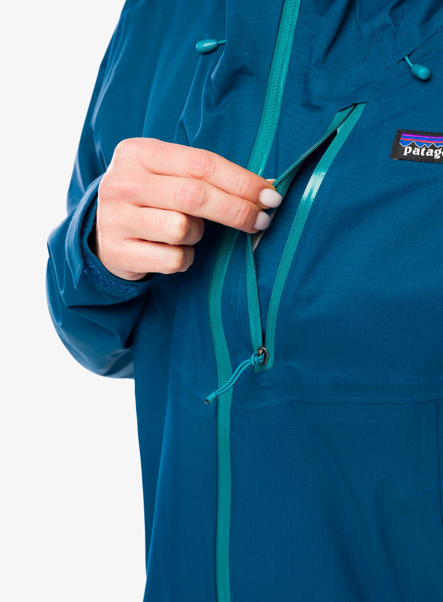 Dámská nepromokavá bunda s membránou Patagonia Granite Crest Jacket - lagom blue