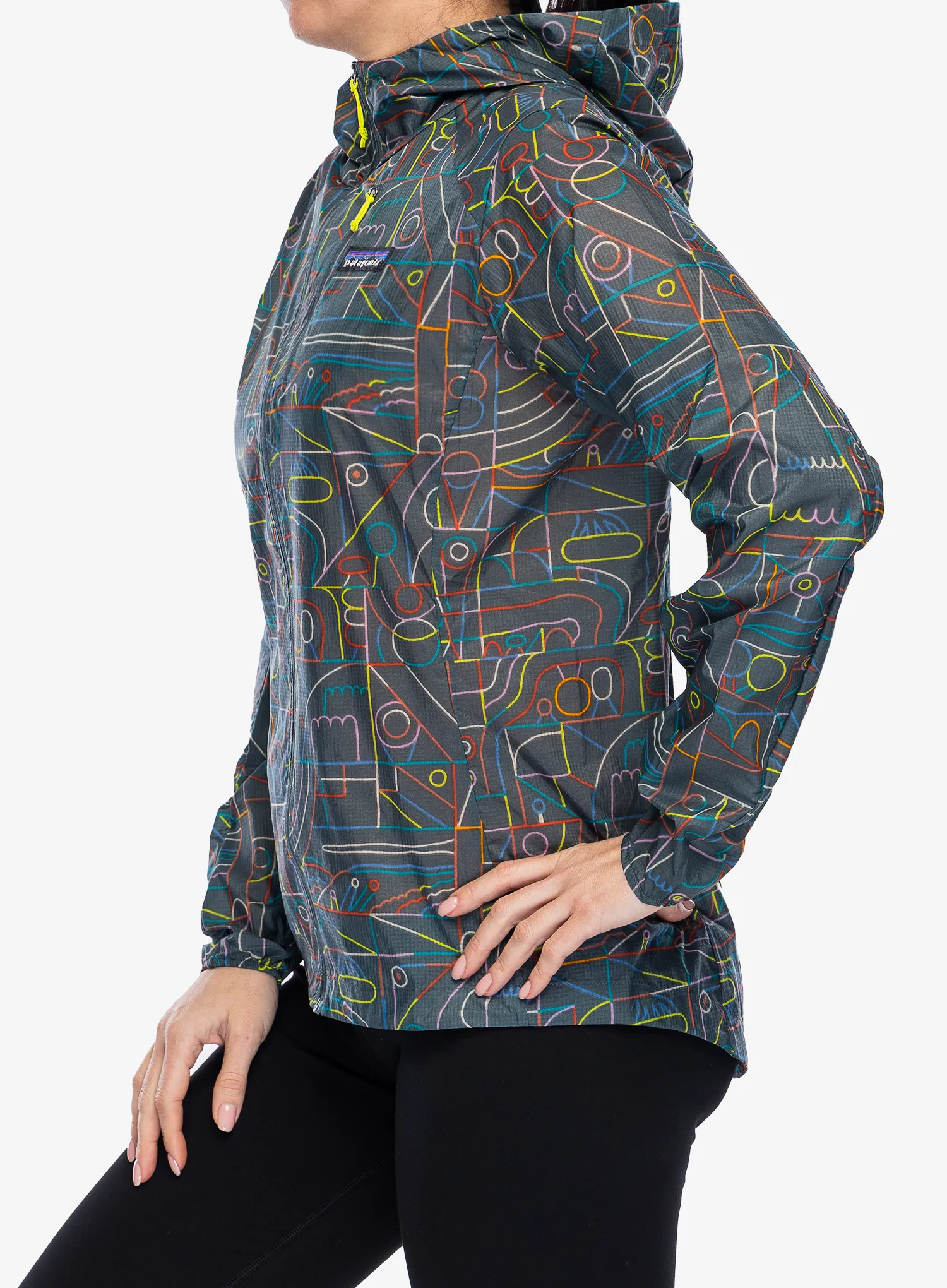 Dámská bunda Patagonia Houdini Jacket - lose yourself out nouveau grn