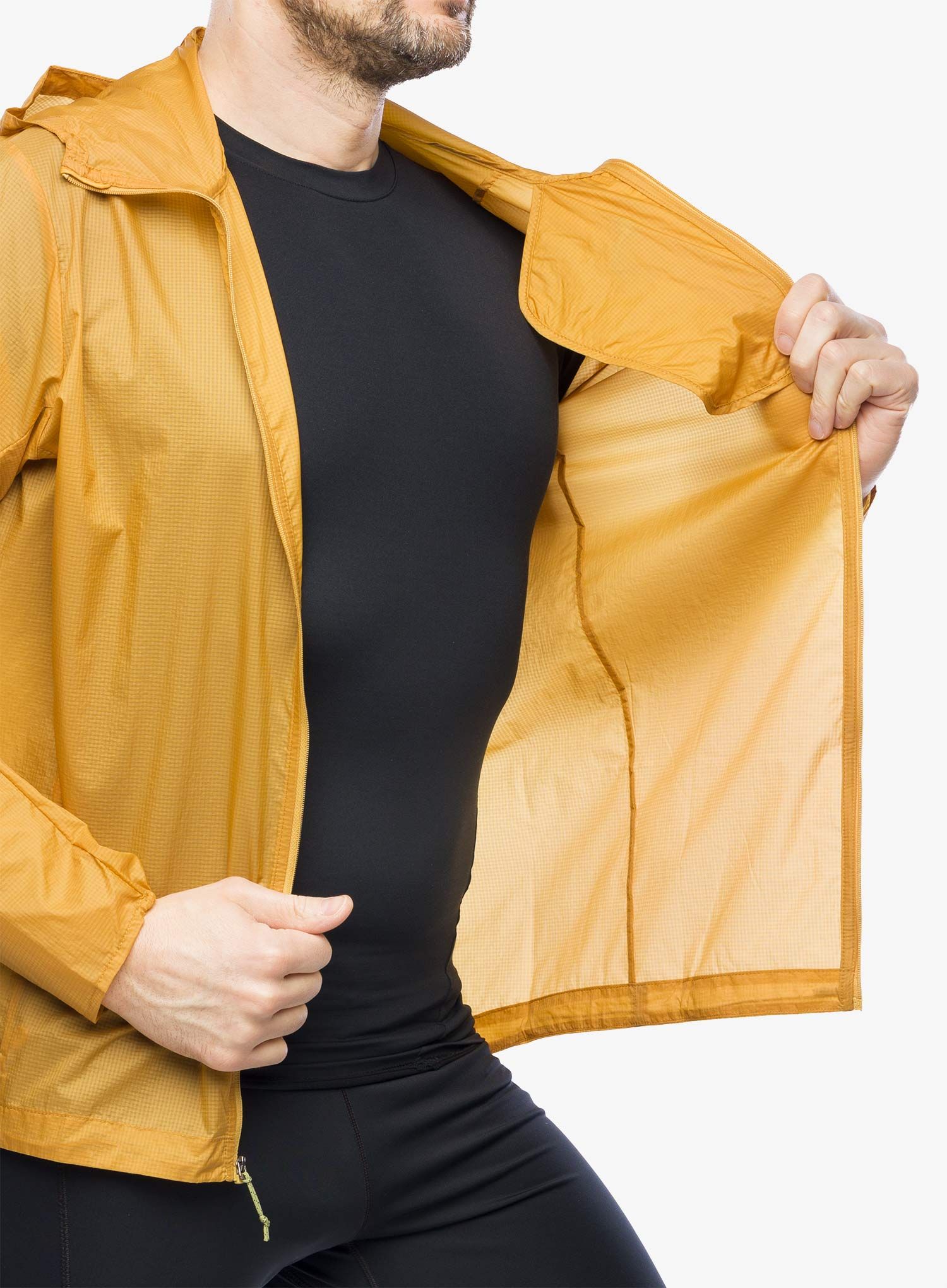Bunda na běhání Patagonia Houdini Jacket - pufferfish gold
