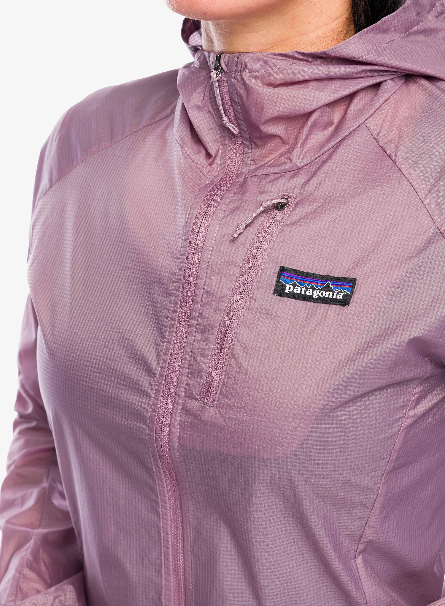 Bunda na běhání dámská Patagonia Houdini Jacket - stormy mauve