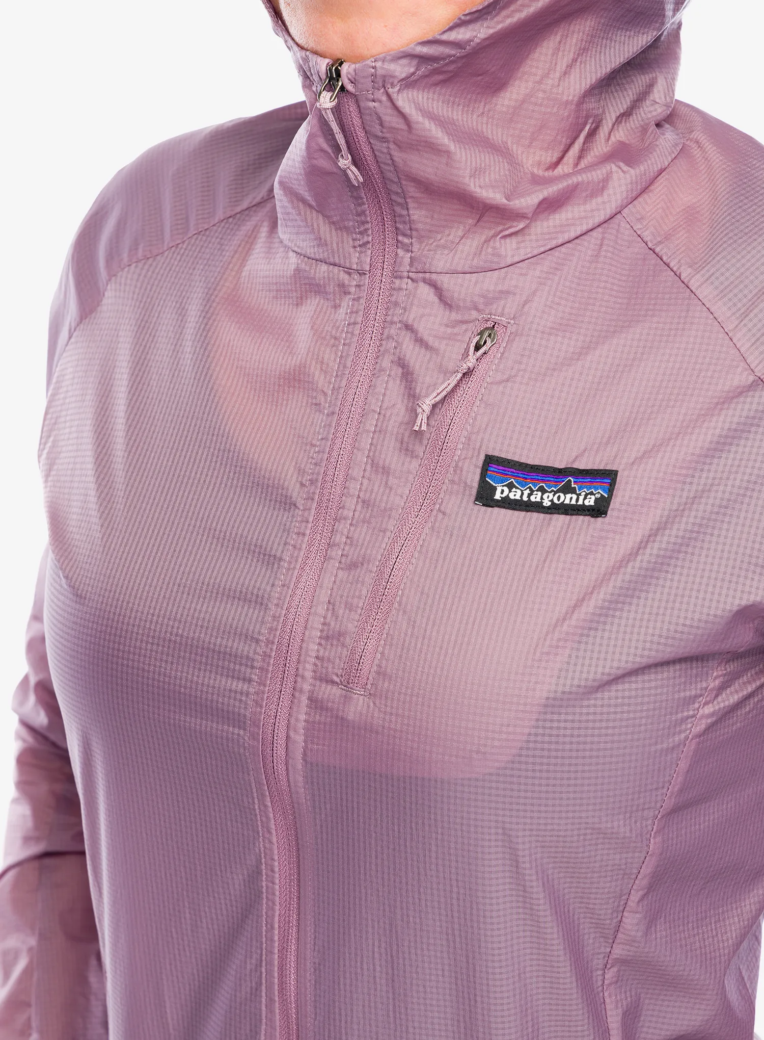 Bunda na běhání dámská Patagonia Houdini Jacket - stormy mauve