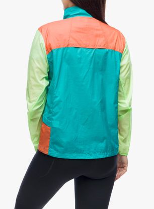 Bunda na běhání dámská Patagonia Houdini Stash 1/2 Zip Pullover - subtidal blue