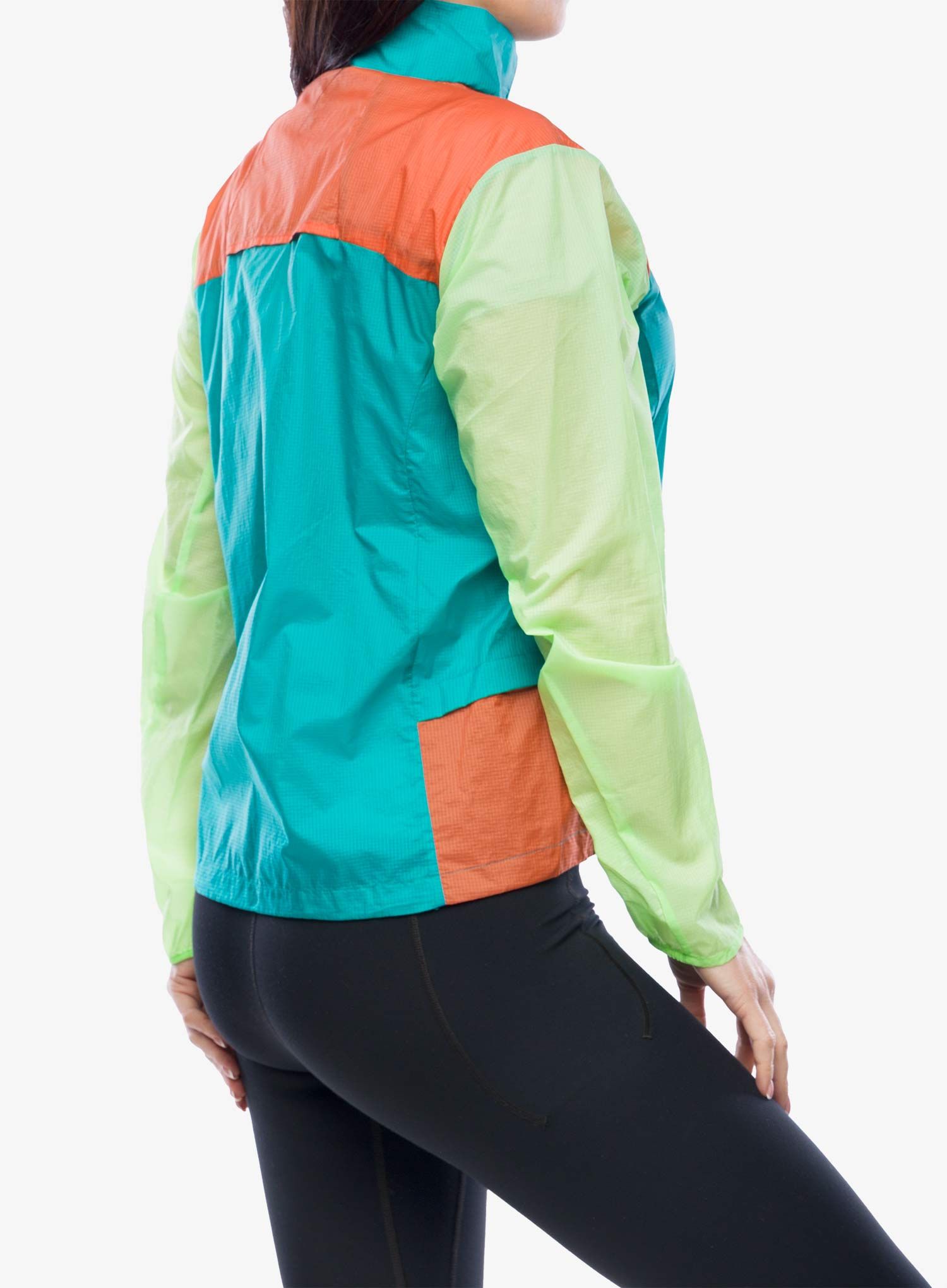 Bunda na běhání dámská Patagonia Houdini Stash 1/2 Zip Pullover - subtidal blue