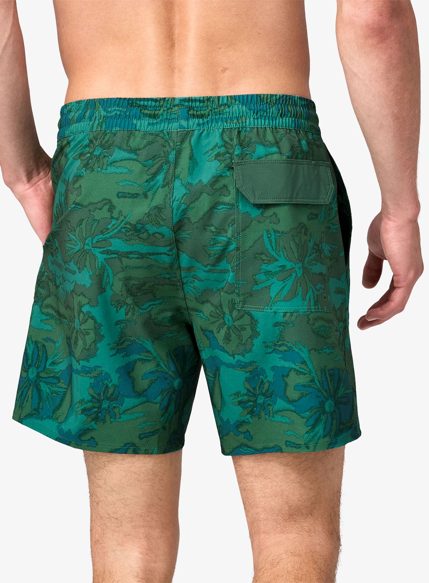 Kraťasy Patagonia Hydropeak Volley Shorts 16 - cliffs and coves/green