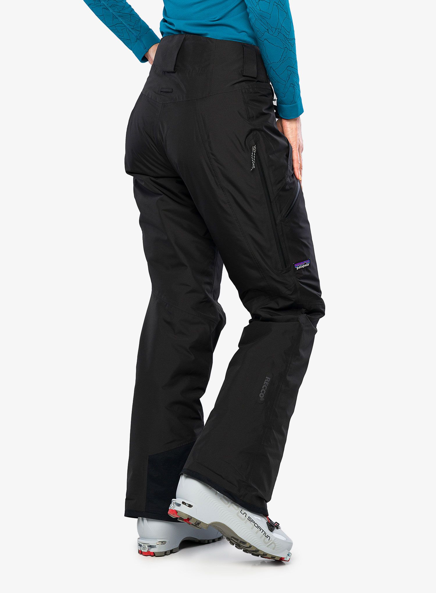 Dámské kalhoty Patagonia Insulated Powder Town Pants - black
