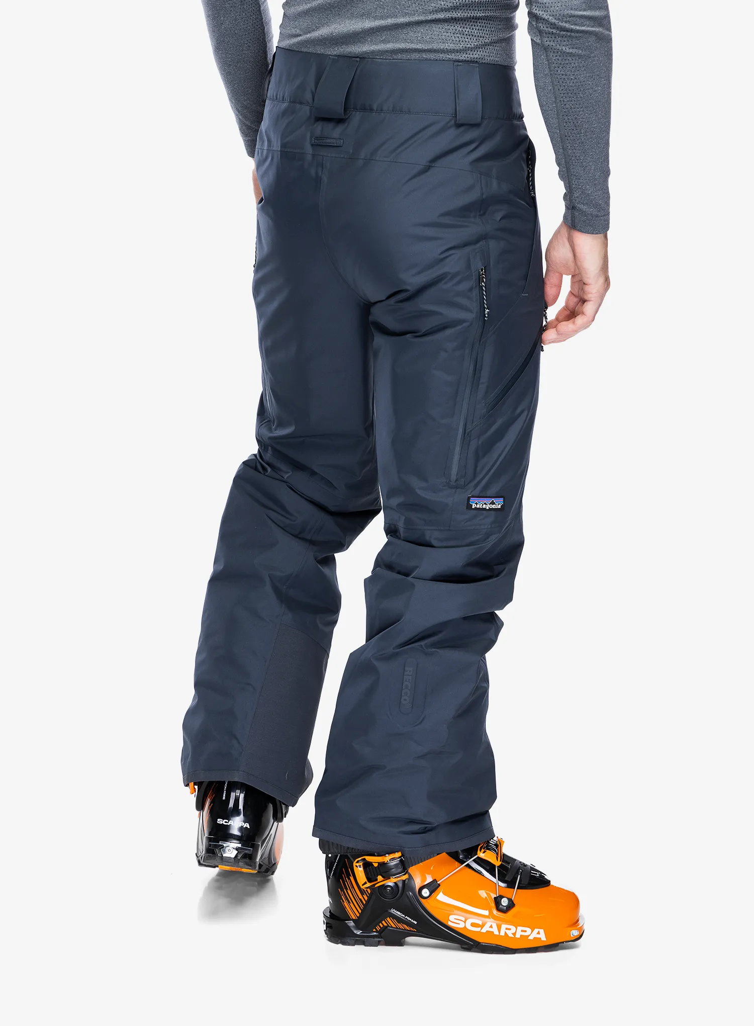 Lyžařské kalhoty Patagonia Insulated Powder Town Pants - smolder blue