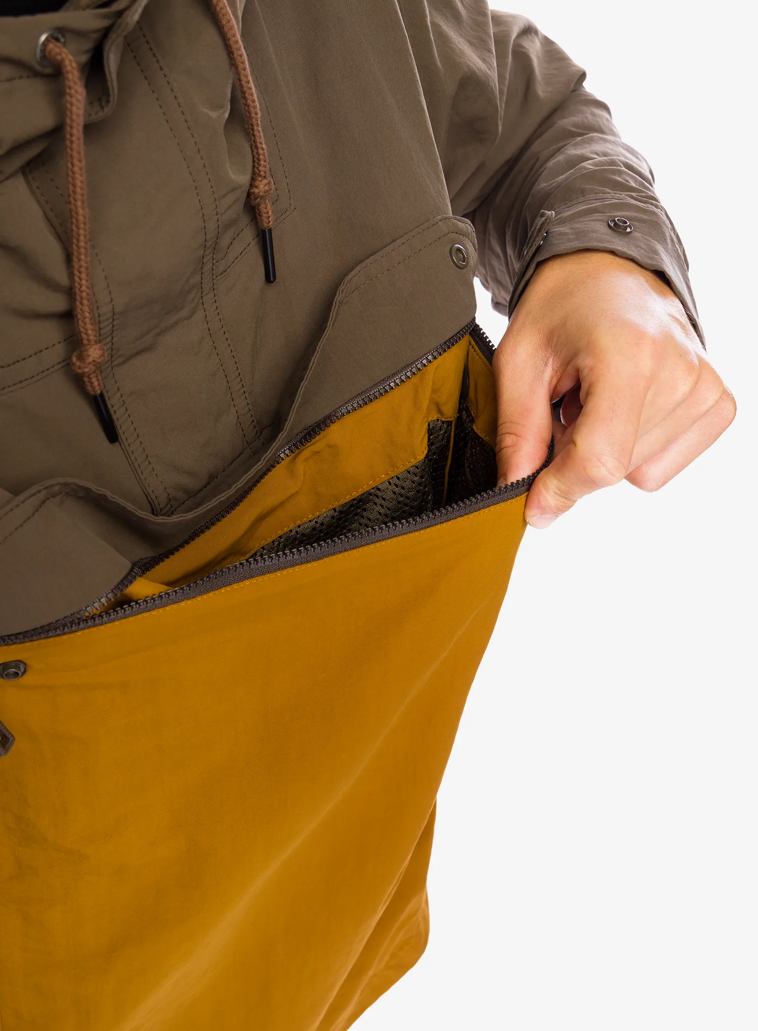Větrovka Patagonia Isthmus Anorak - shelter brown