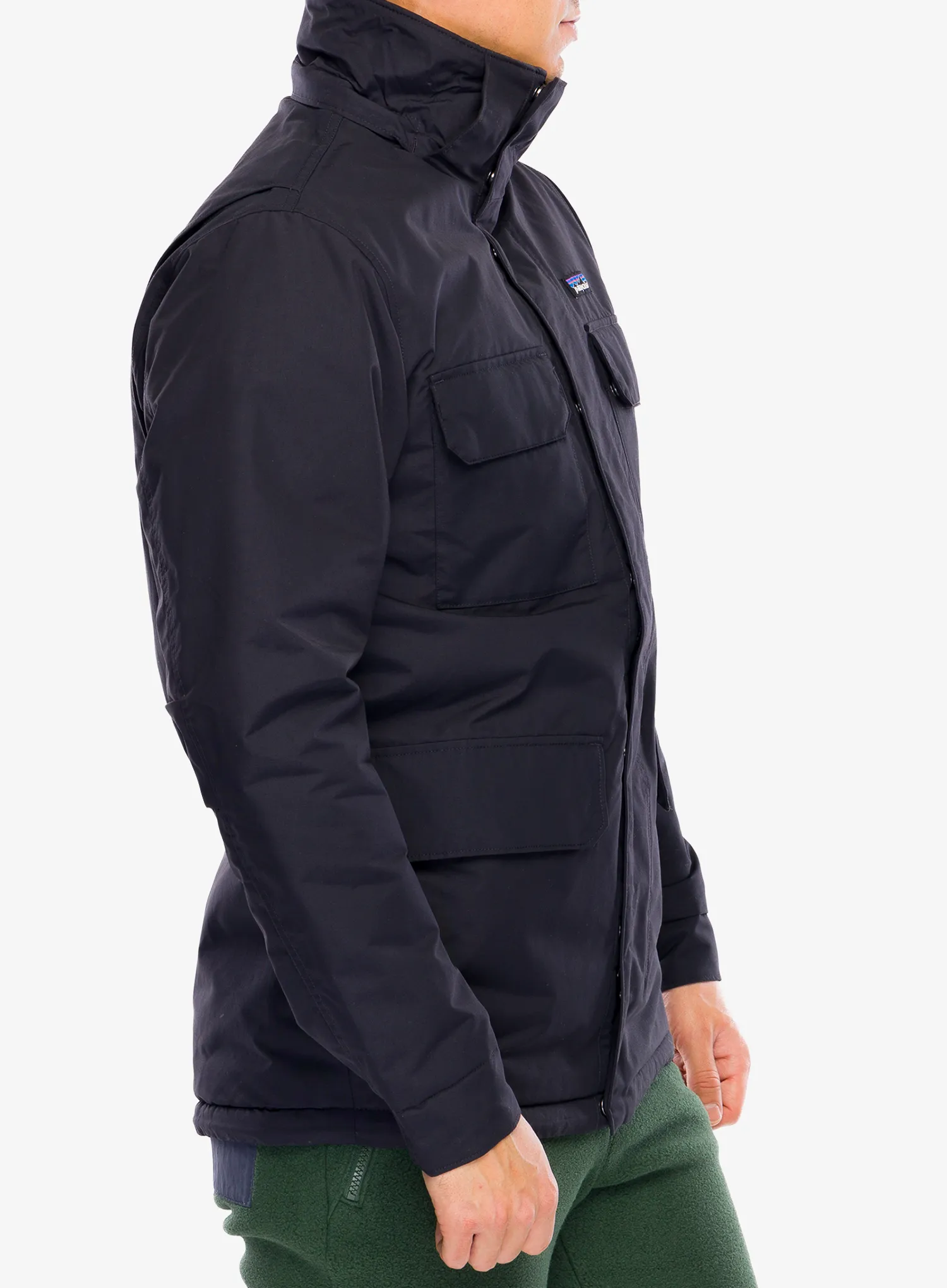 Hybridní bunda Patagonia Isthmus Parka - ink black