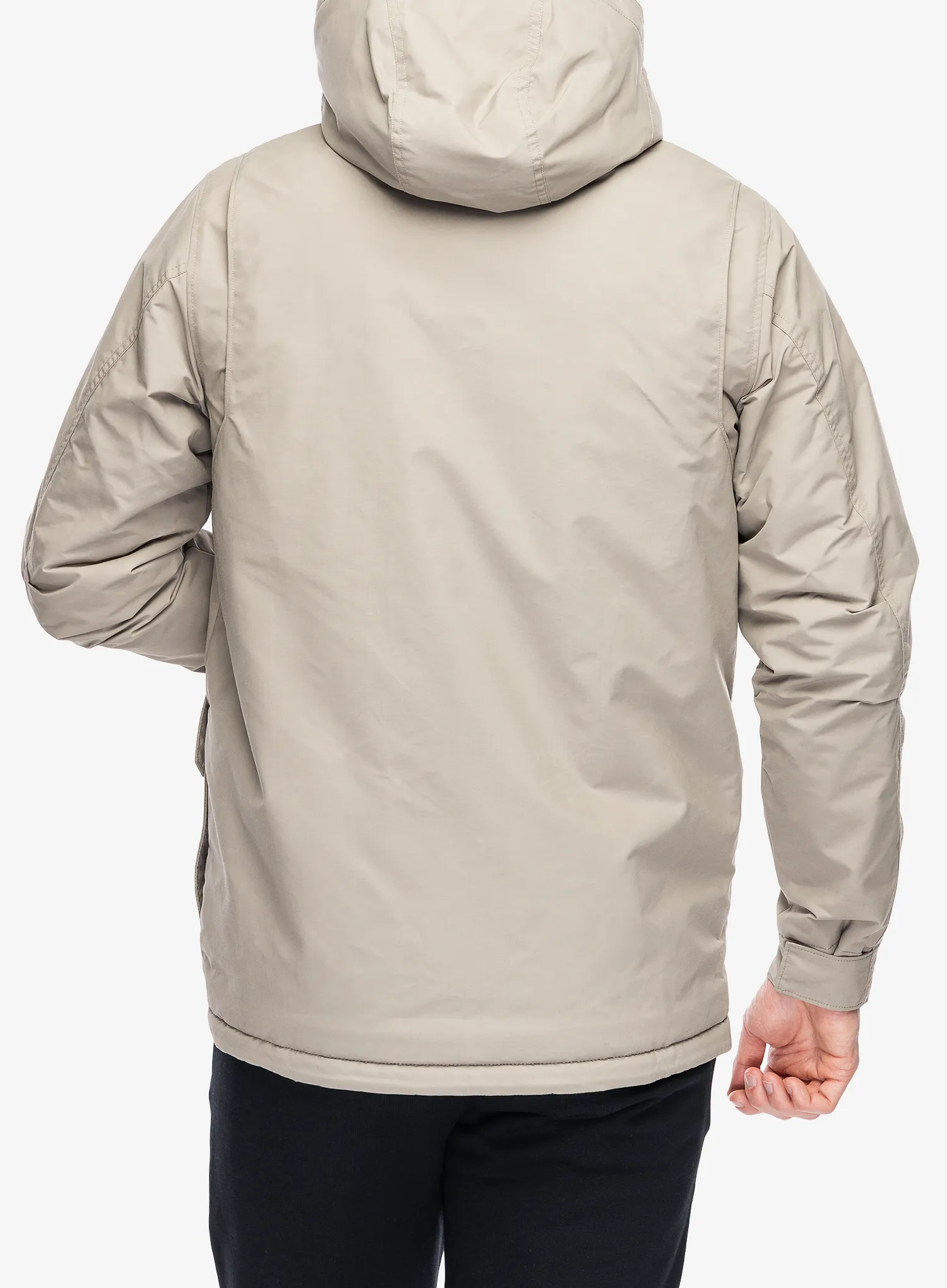 Zateplená bunda Patagonia Isthmus Parka - seabird grey
