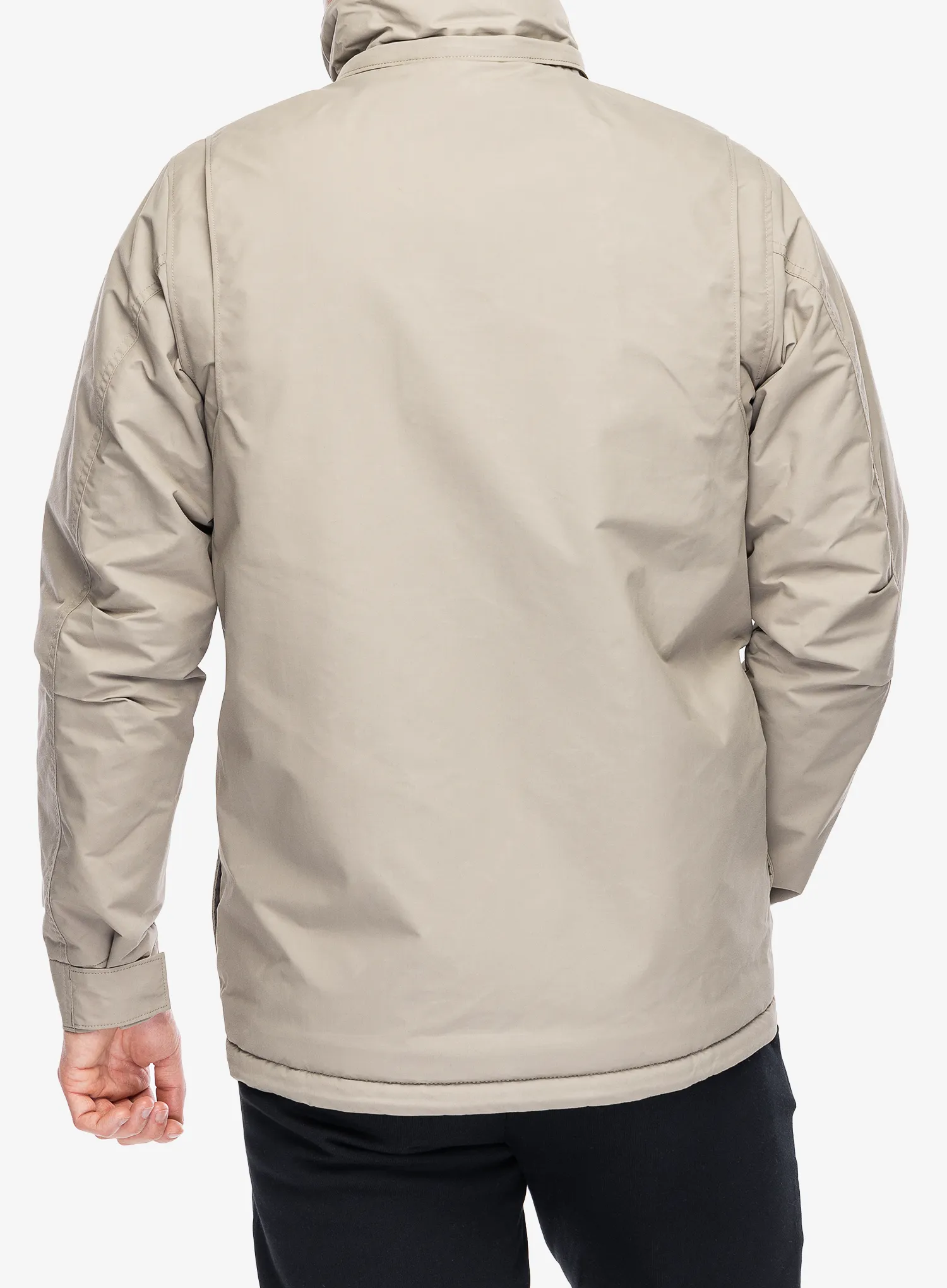 Zateplená bunda Patagonia Isthmus Parka - seabird grey