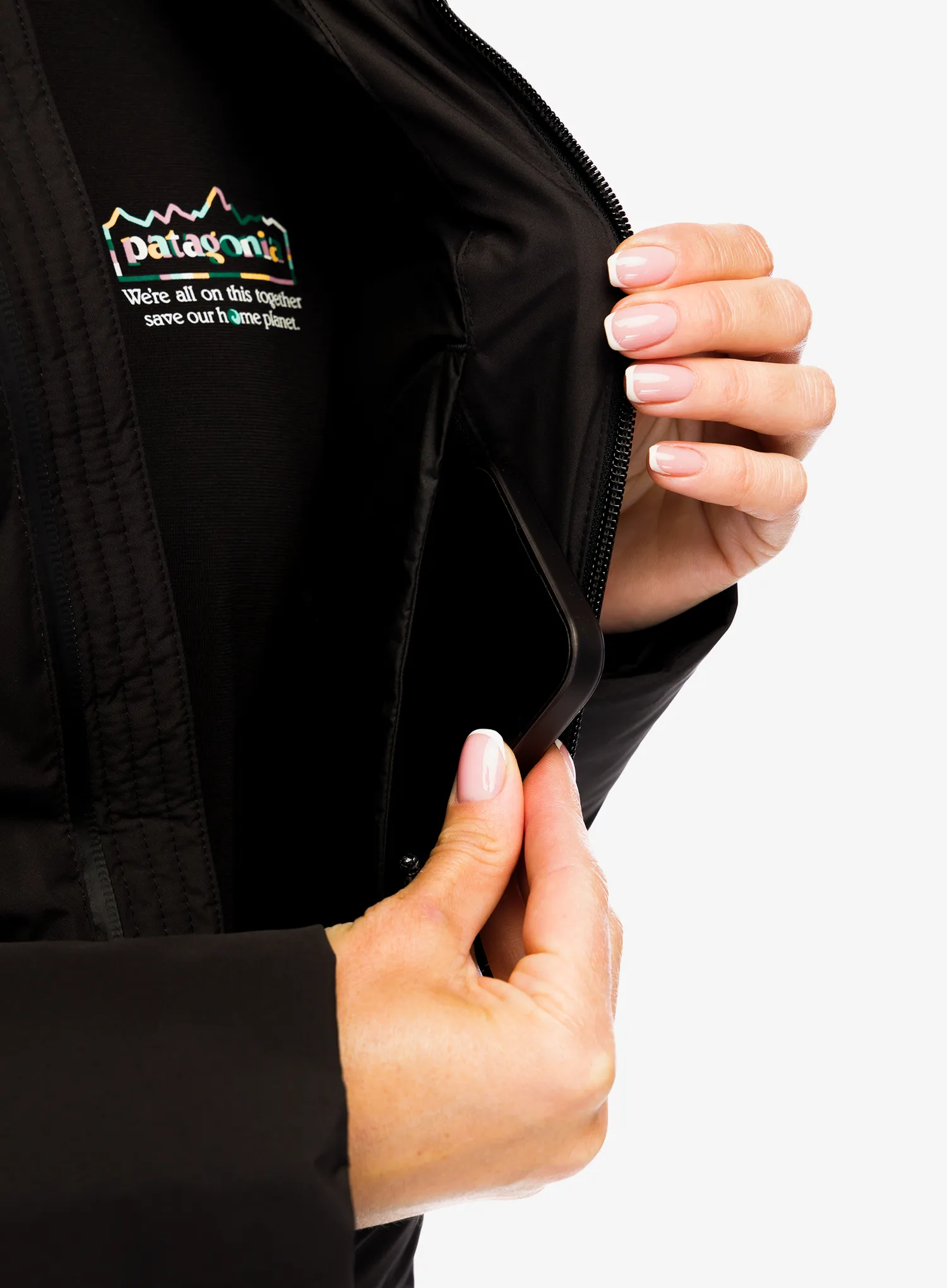 Dámský péřový kabát Patagonia Jackson Glacier Parka - black