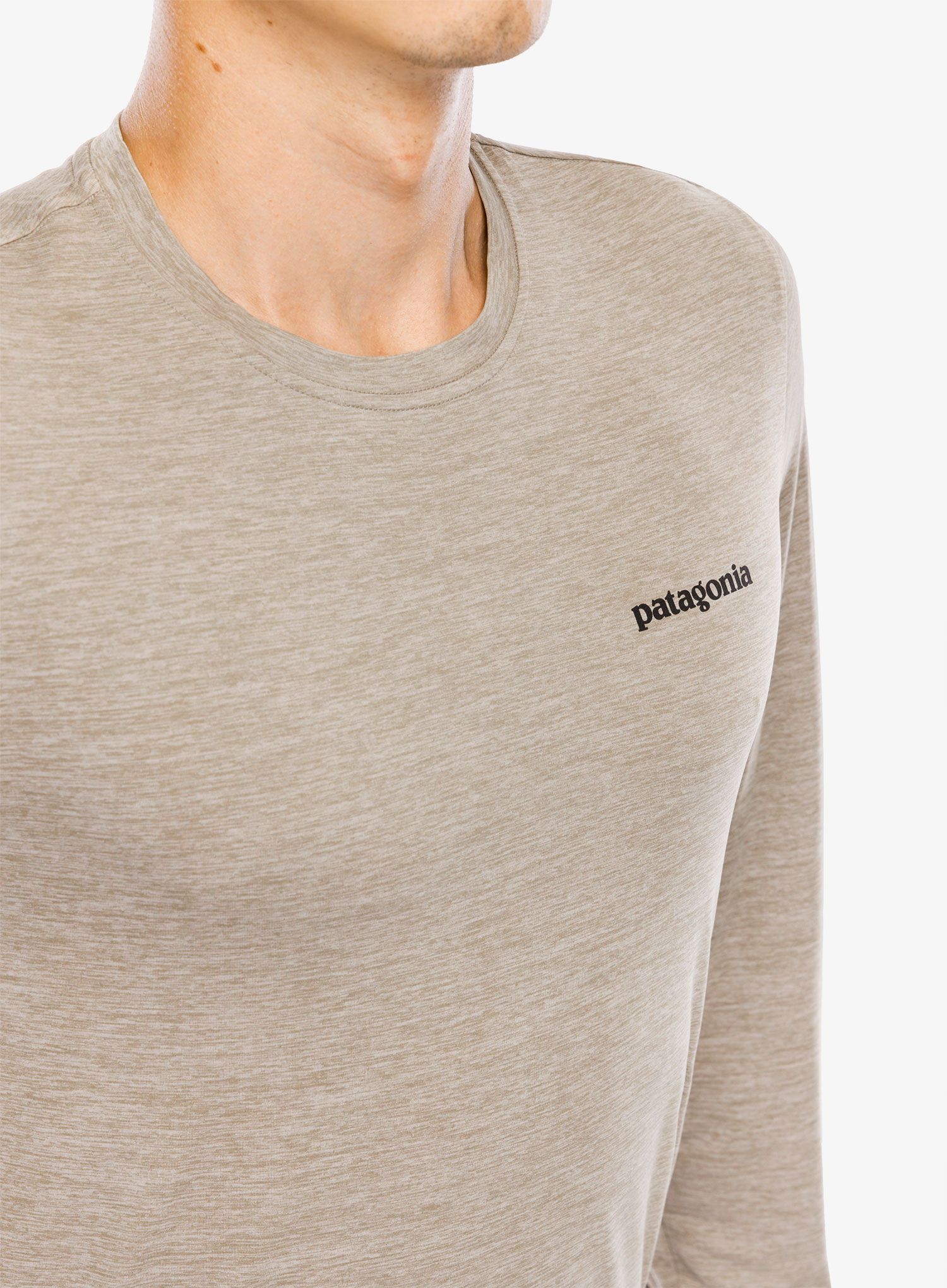 Longsleeve Patagonia L/S Cap Cool Daily Graphic Shirt Waters - fitz roy trout seabird grey