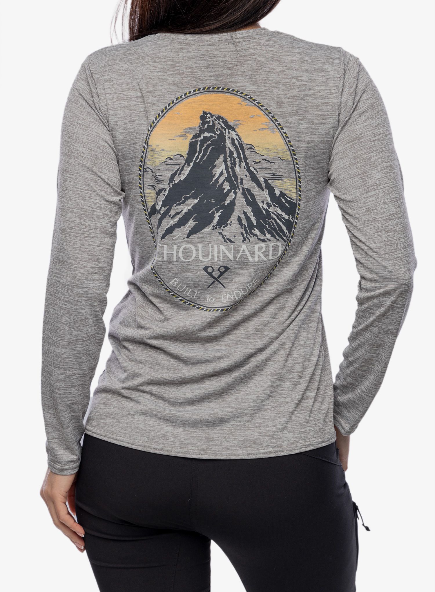 Dámská mikina bez kapuce Patagonia L/S Cap Cool Daily Graphic Shirt Lands - crest/grey