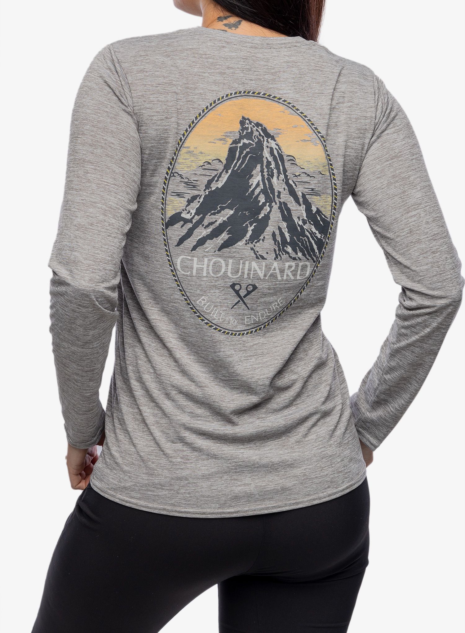 Dámská mikina bez kapuce Patagonia L/S Cap Cool Daily Graphic Shirt Lands - crest/grey