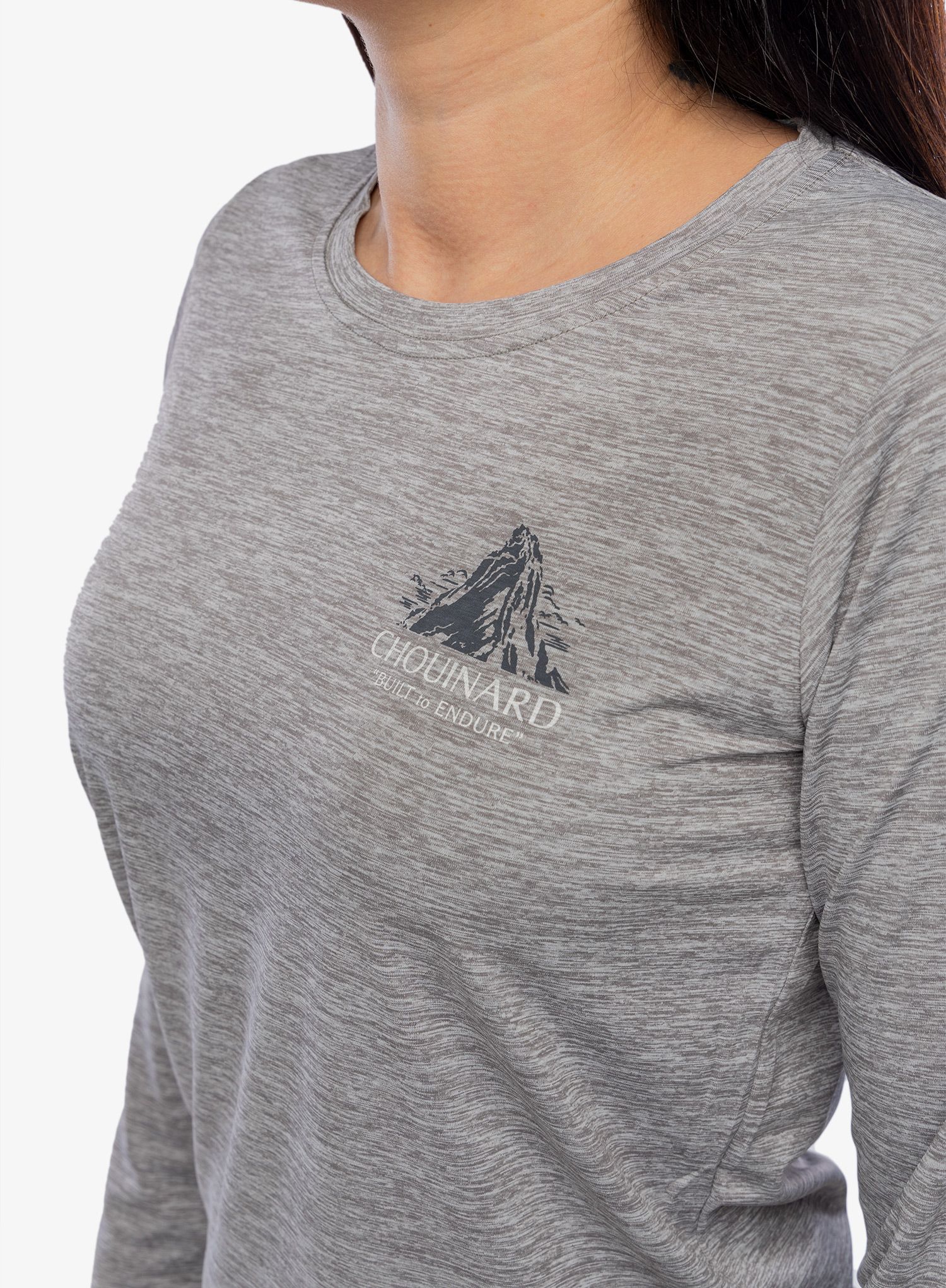 Dámská mikina bez kapuce Patagonia L/S Cap Cool Daily Graphic Shirt Lands - crest/grey