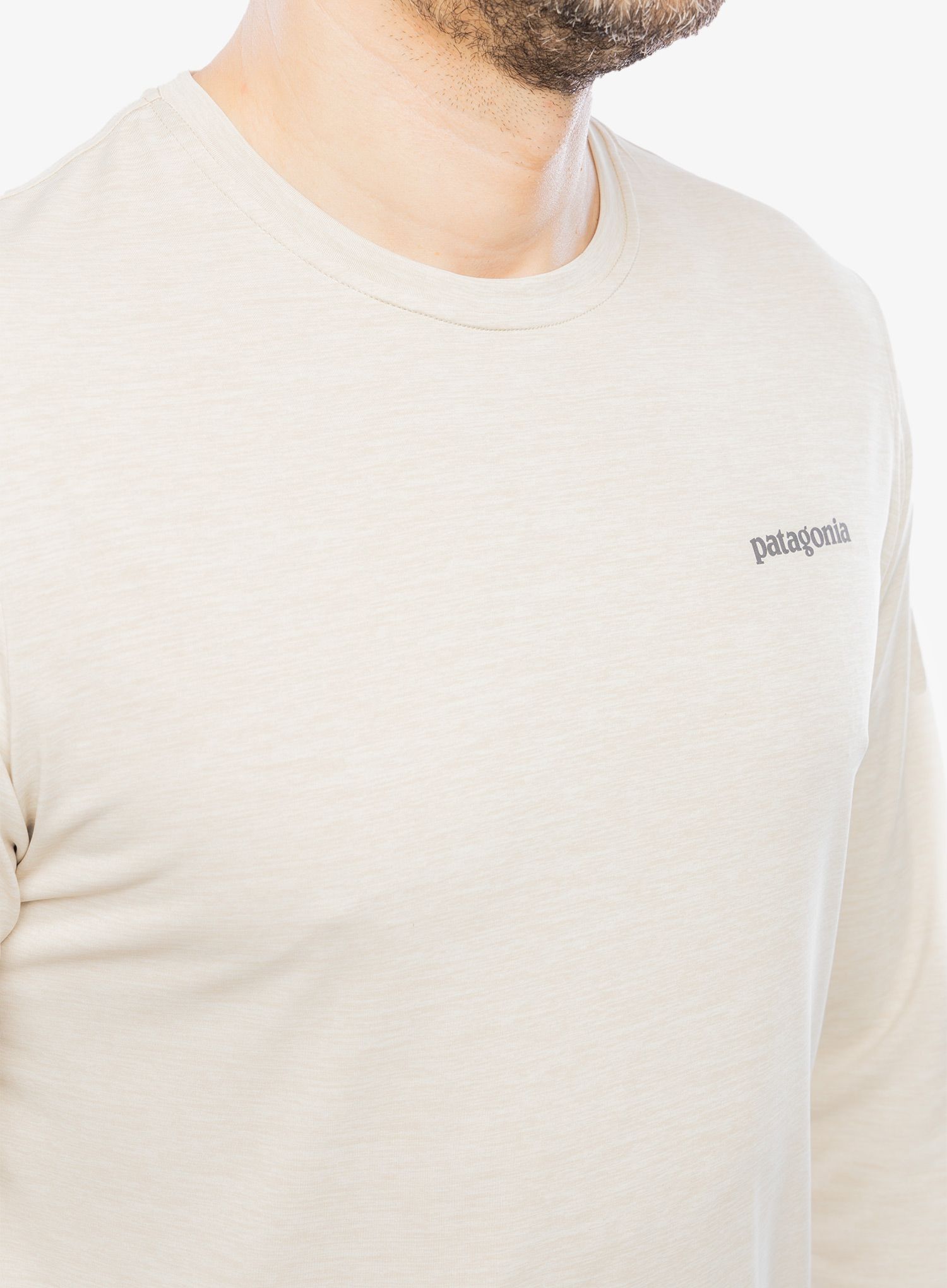 Mikina bez kapuce Patagonia L/S Cap Cool Daily Graphic Shirt Waters - fitz roy/pumice