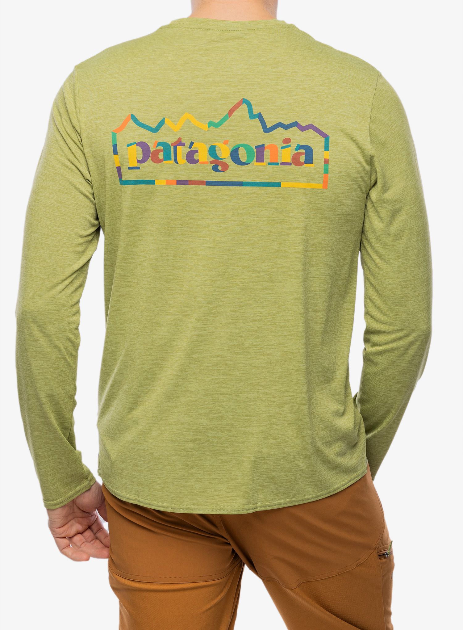 Mikina bez kapuce Patagonia L/S Cap Cool Daily Graphic Shirt - unity fitz/green