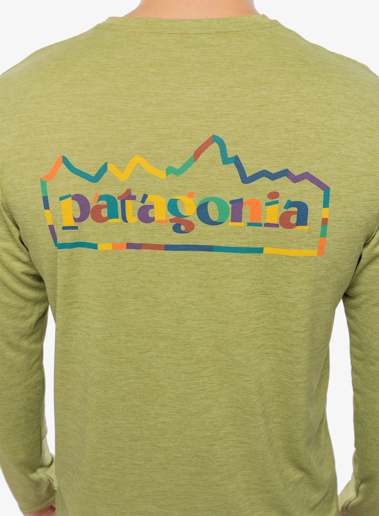 Mikina bez kapuce Patagonia L/S Cap Cool Daily Graphic Shirt - unity fitz/green