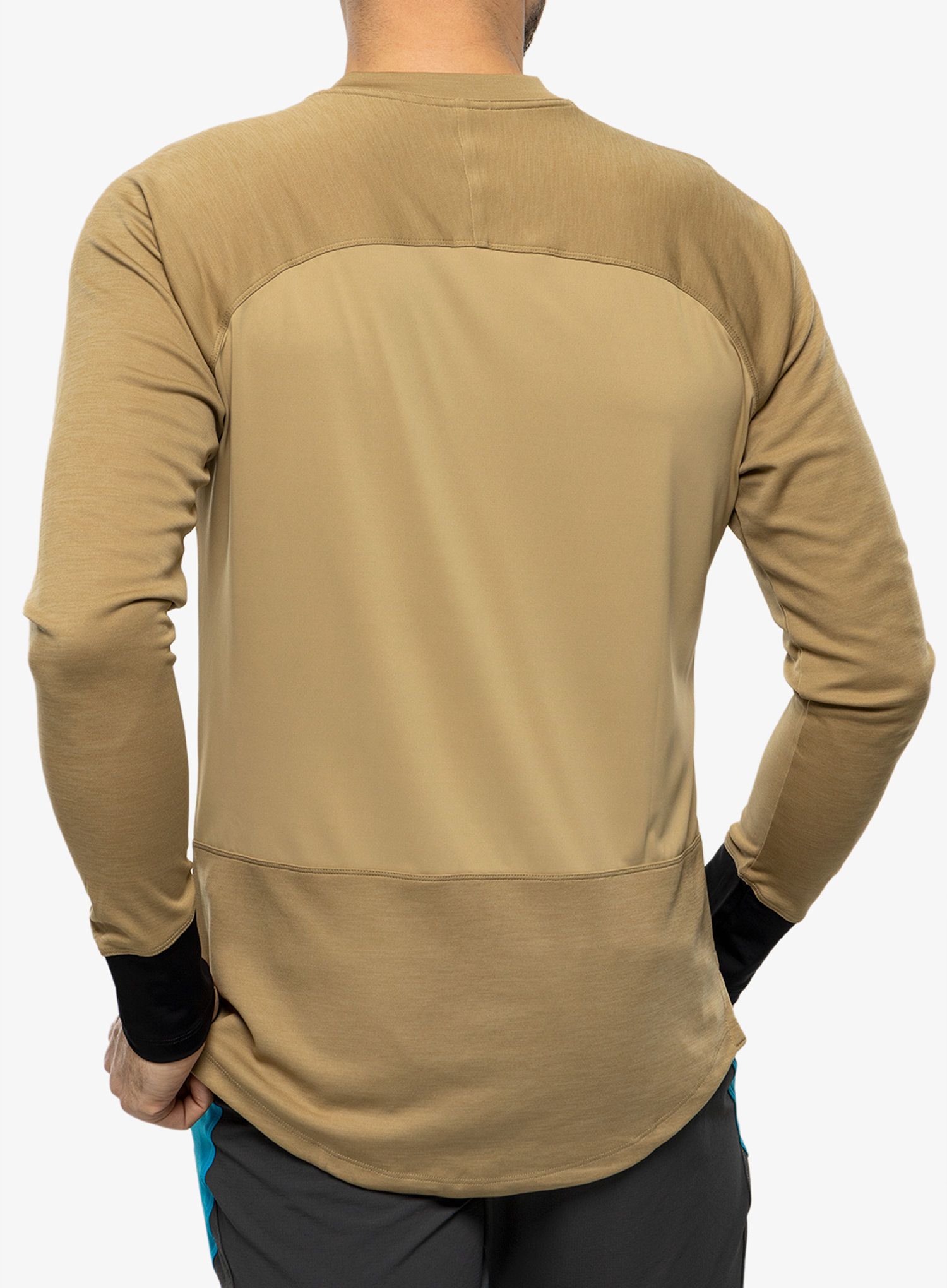 Cyklistická mikina Patagonia L/S Dirt Craft Jersey - classic tan