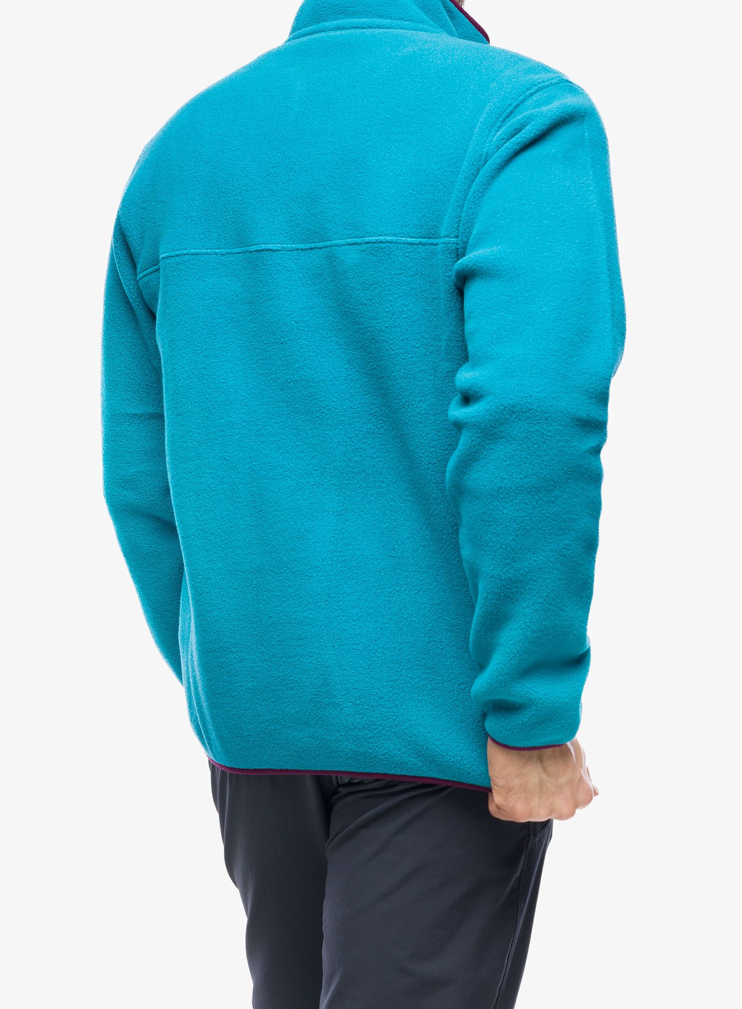 Mikina bez kapuce Patagonia Lightweight Synch Snap-T Pullover - belay blue