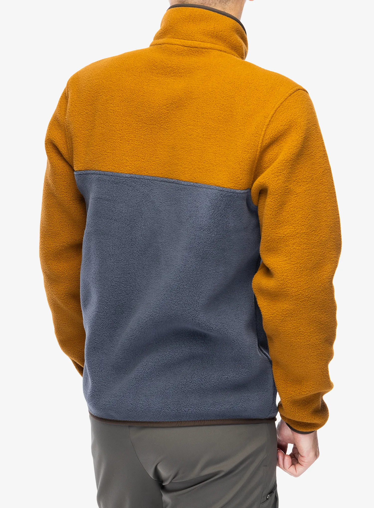 Mikina bez kapuce Patagonia Lightweight Synch Snap-T Pullover - shelter brown