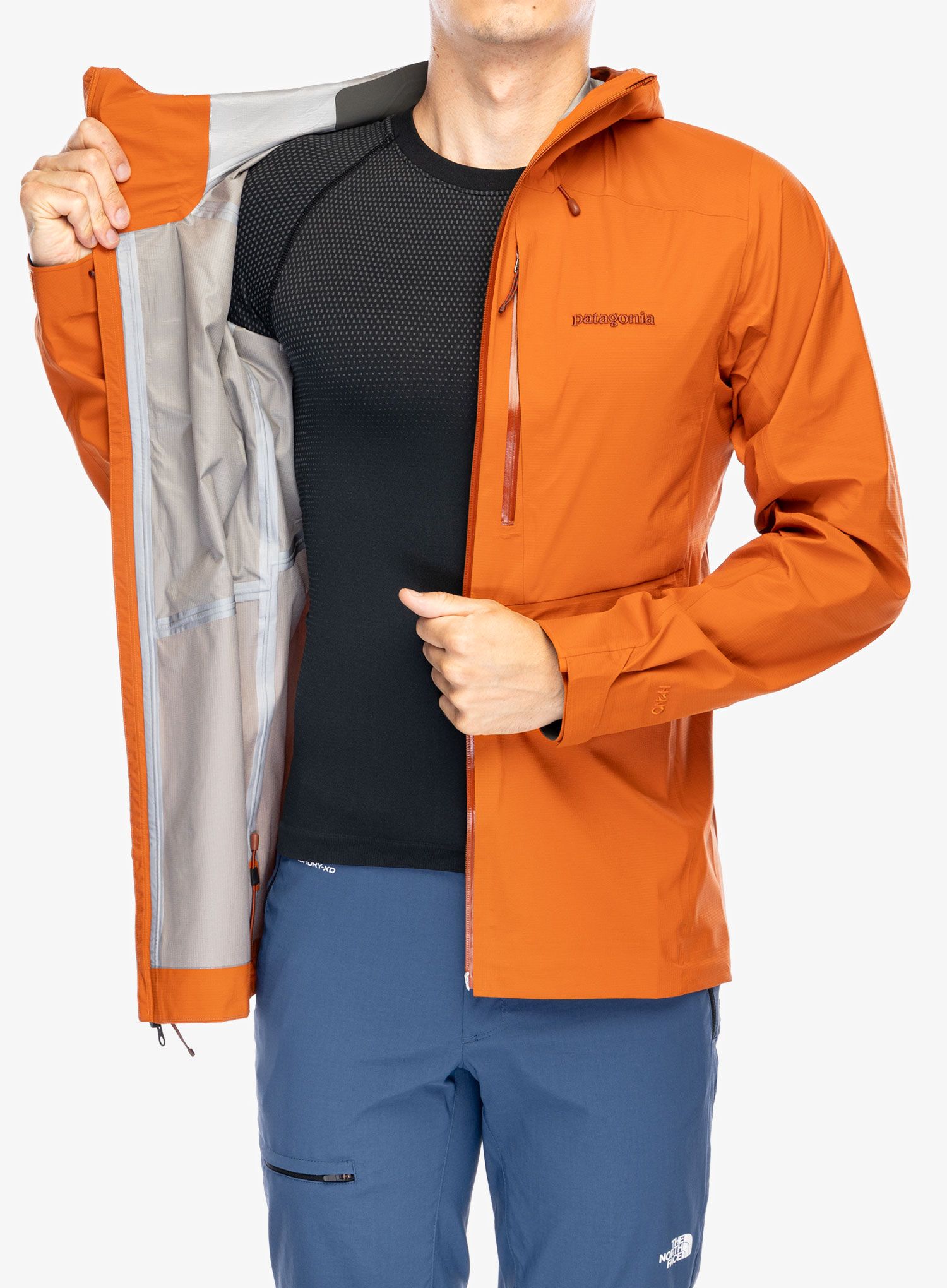Bunda s membránou Patagonia M10 Storm Jacket - redtail rust