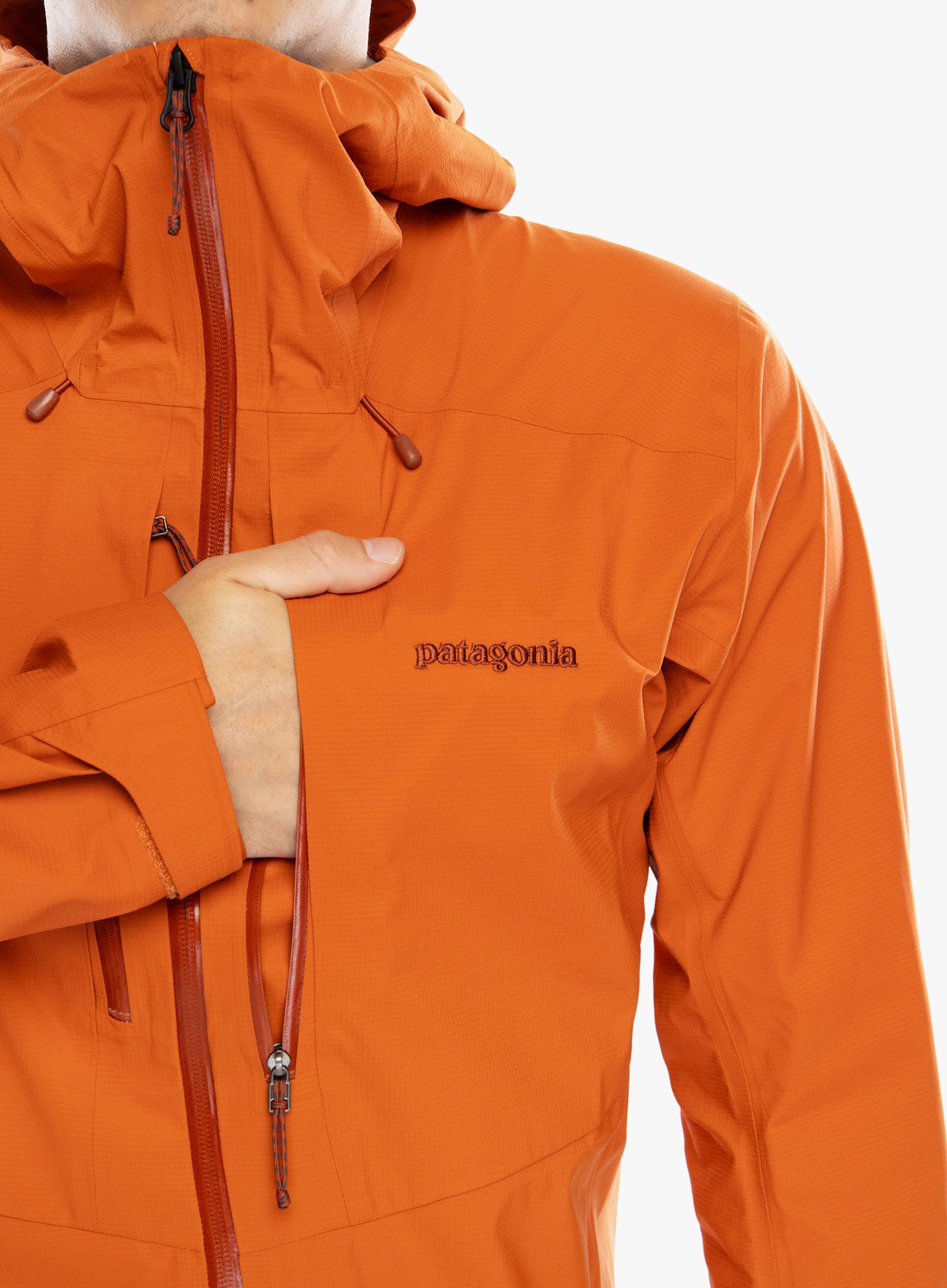 Bunda s membránou Patagonia M10 Storm Jacket - redtail rust