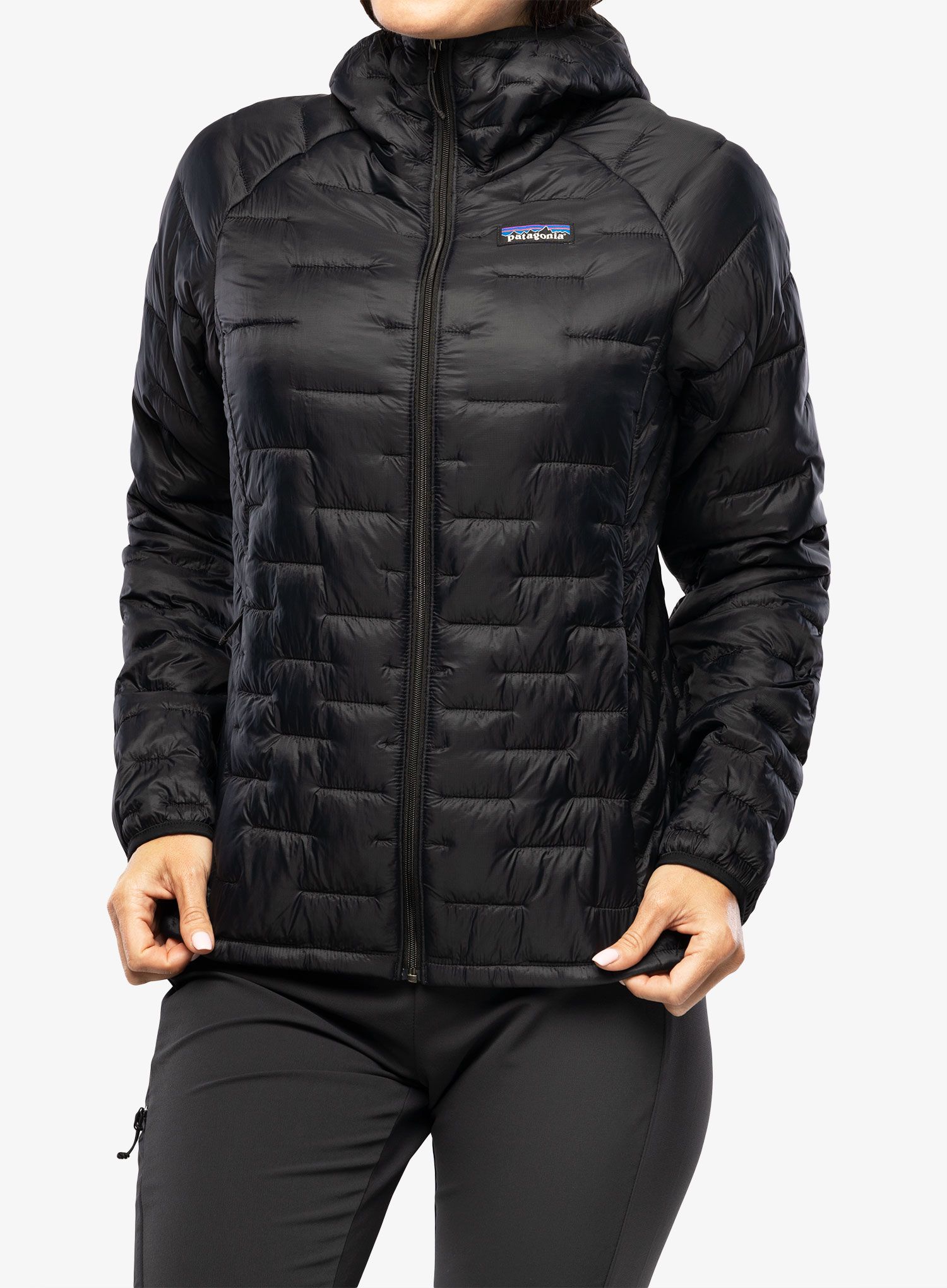 Zateplená bunda dámská Patagonia Micro Puff Hoody - black