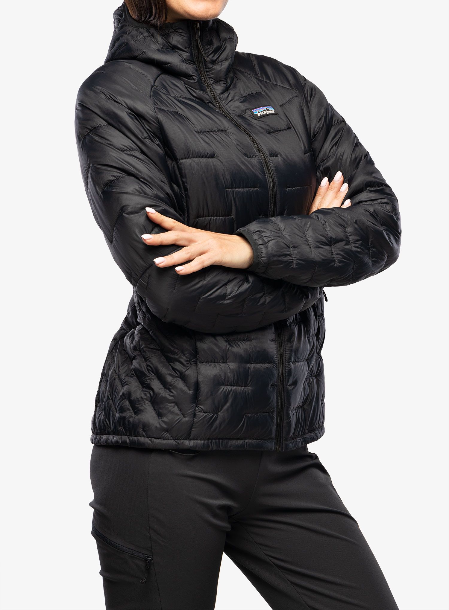 Zateplená bunda dámská Patagonia Micro Puff Hoody - black