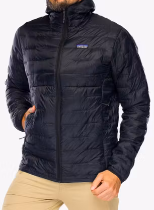 Bunda Patagonia Micro Puff Hoody - black