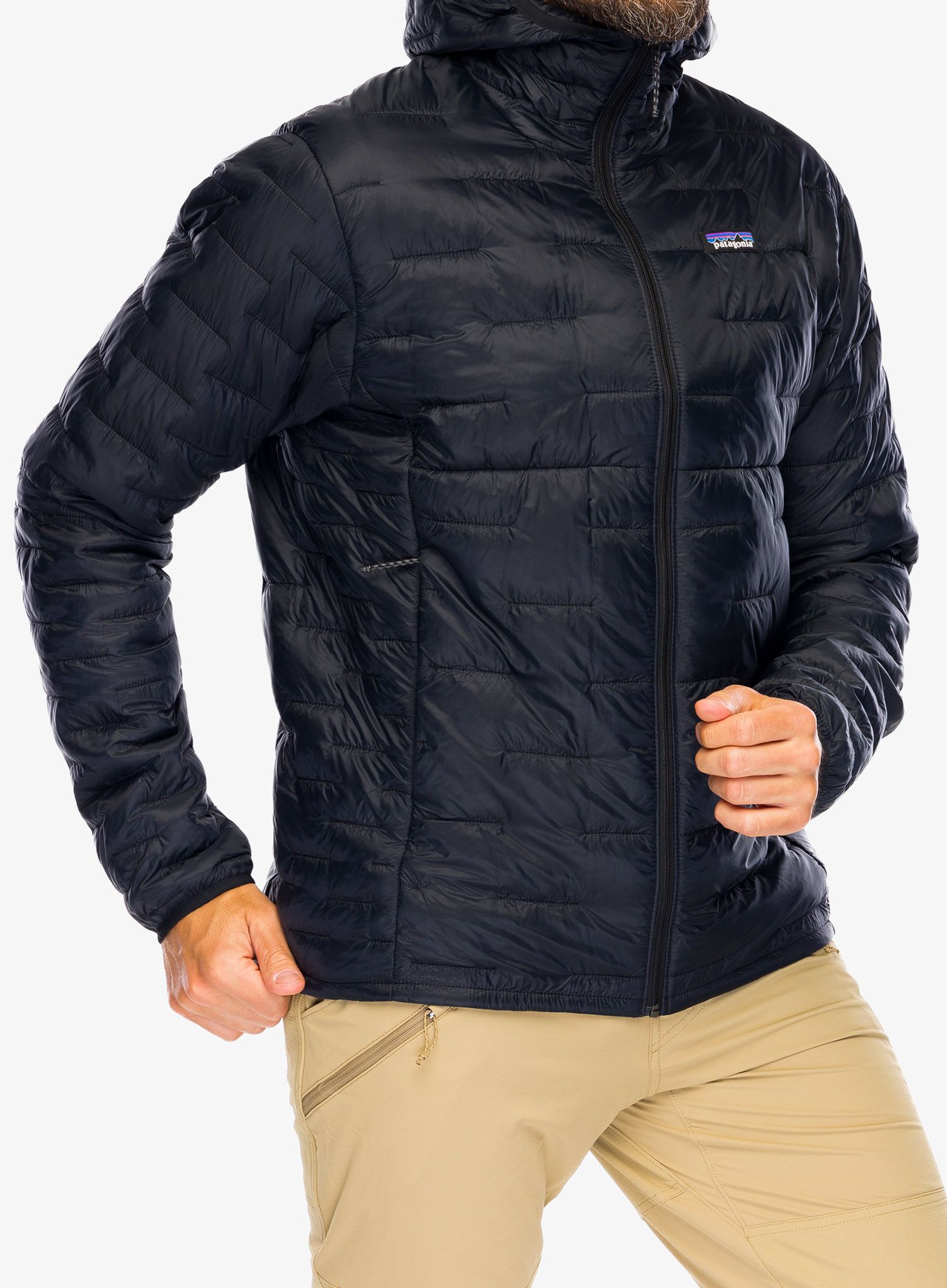 Bunda Patagonia Micro Puff Hoody - black