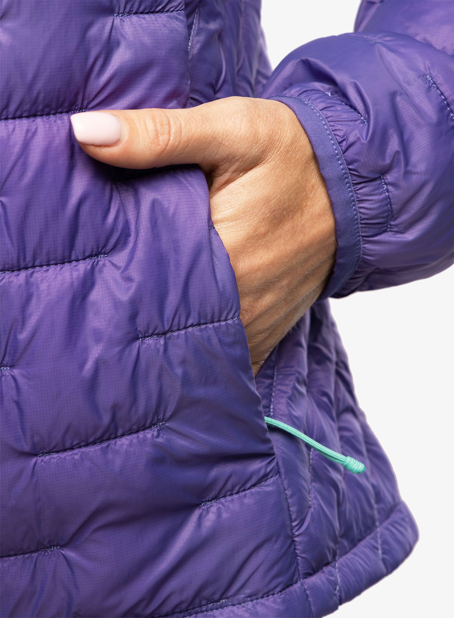 Zateplená bunda dámská Patagonia Micro Puff Hoody - perennial purple