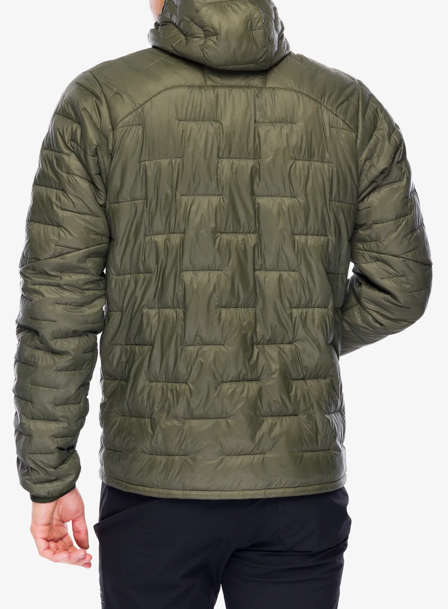Zateplená bunda Patagonia Micro Puff Hoody - pine needle green