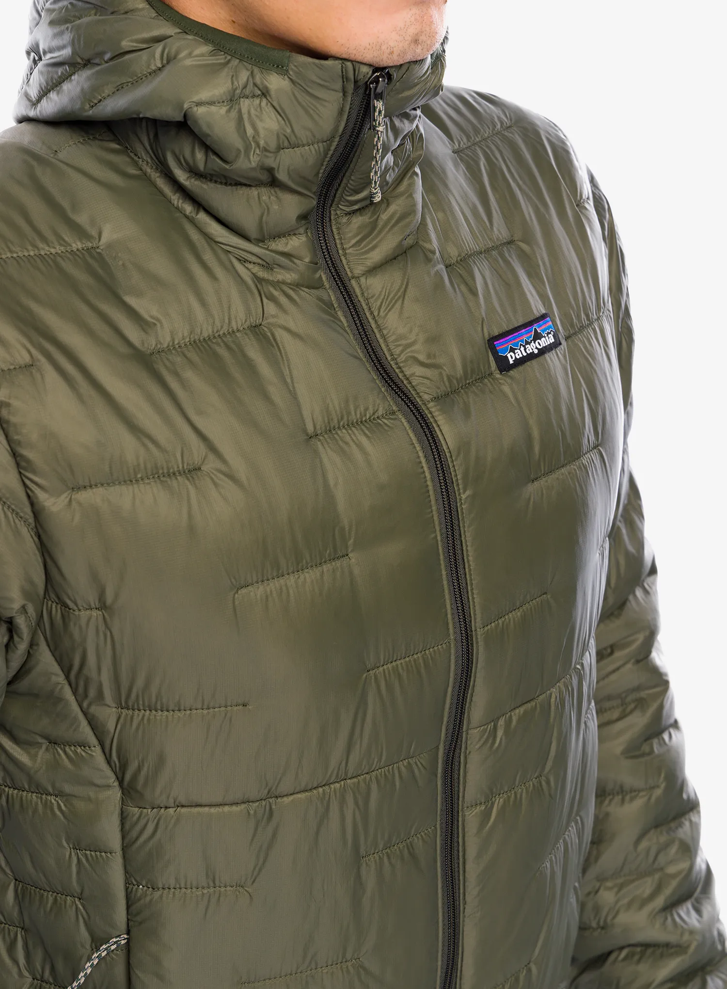 Zateplená bunda Patagonia Micro Puff Hoody - pine needle green