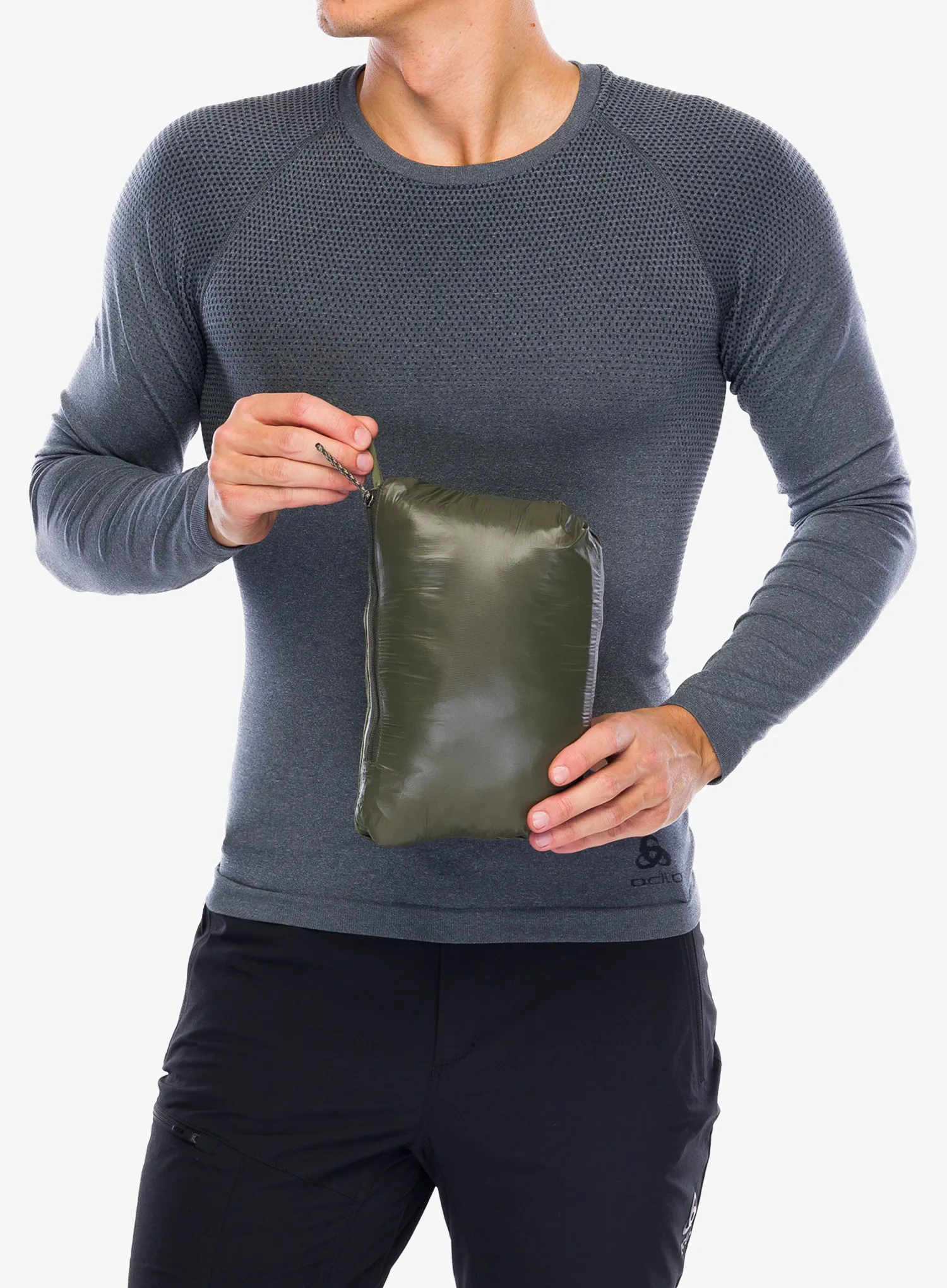 Zateplená bunda Patagonia Micro Puff Hoody - pine needle green