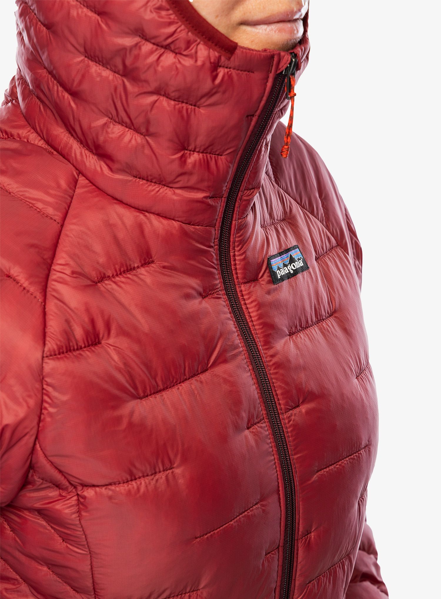 Zateplená bunda dámská Patagonia Micro Puff Hoody - oxide red