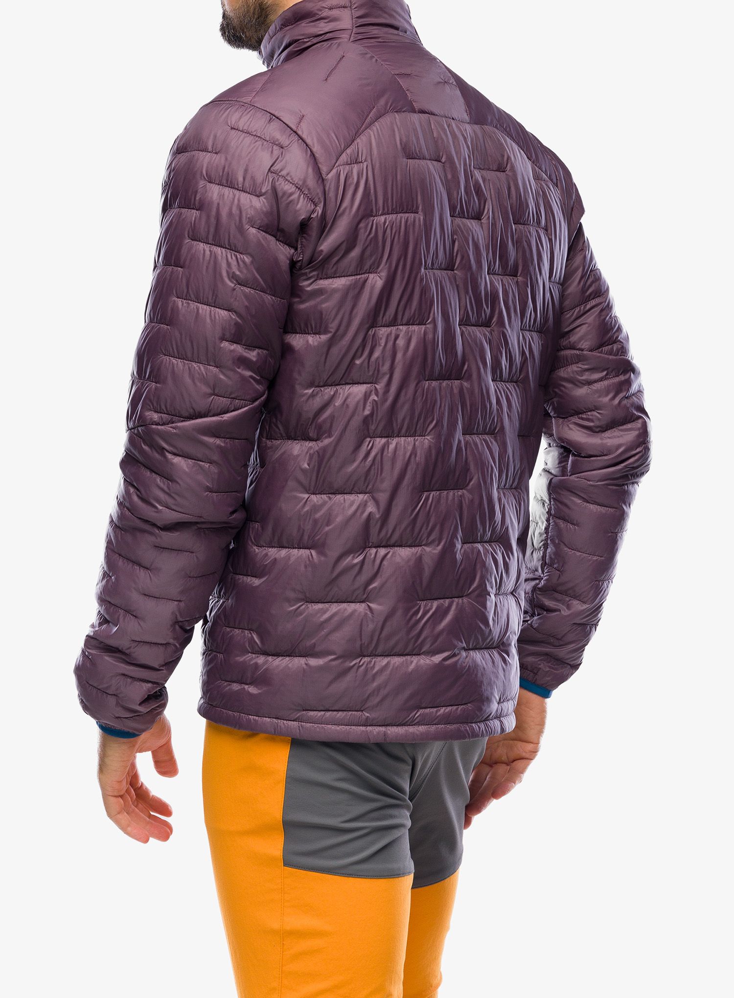 Zateplená bunda Patagonia Micro Puff Jacket - obsidian plum