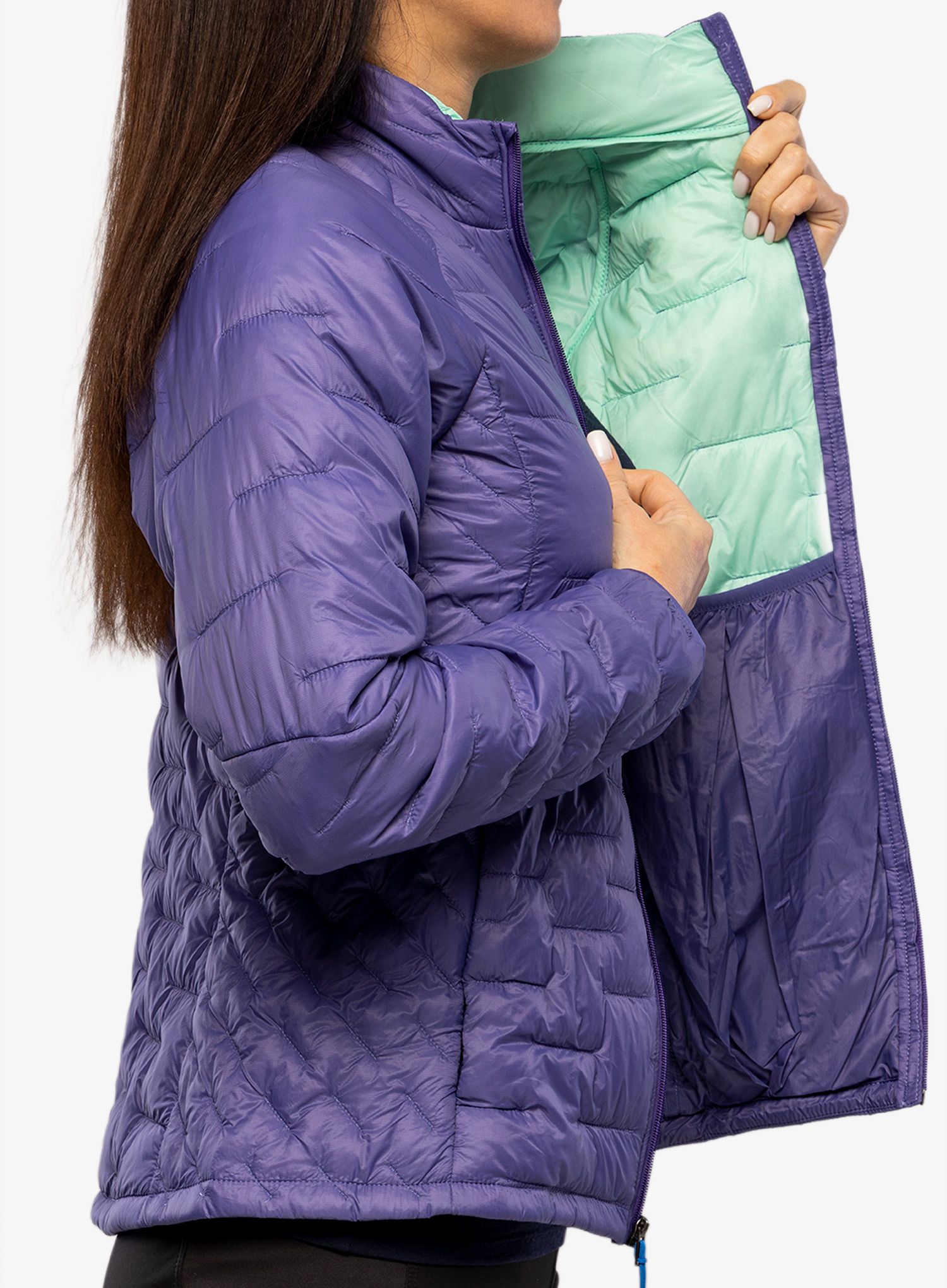 Zateplená bunda dámská Patagonia Micro Puff Jacket - perennial purple