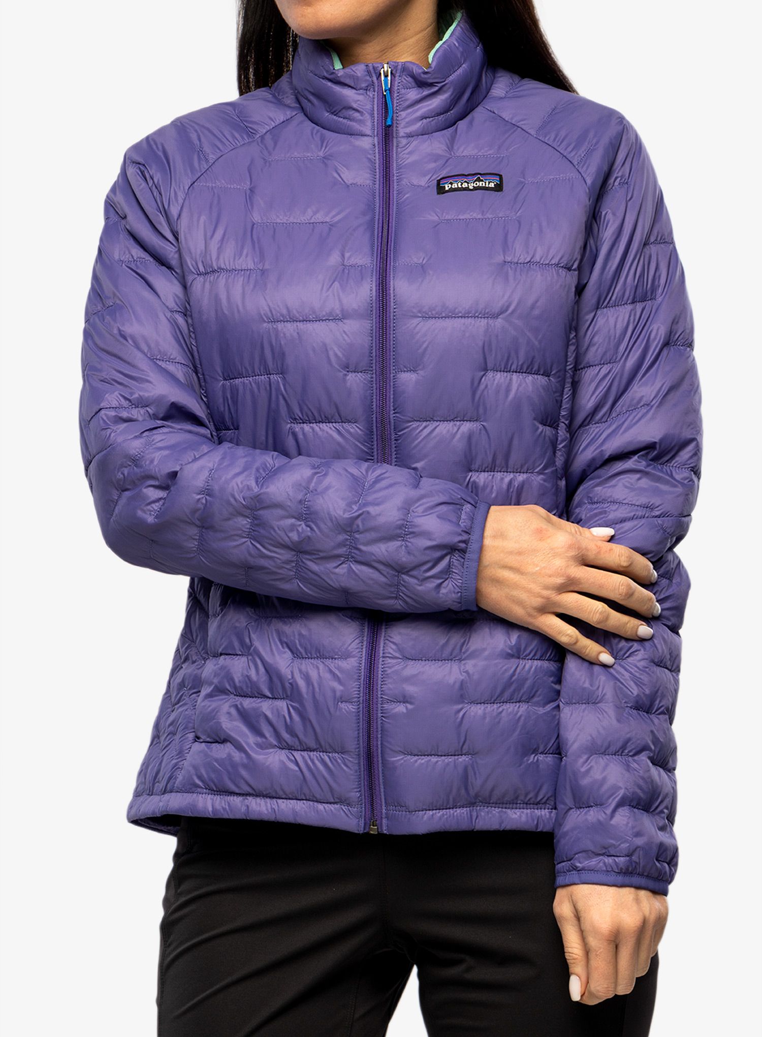 Zateplená bunda dámská Patagonia Micro Puff Jacket - perennial purple