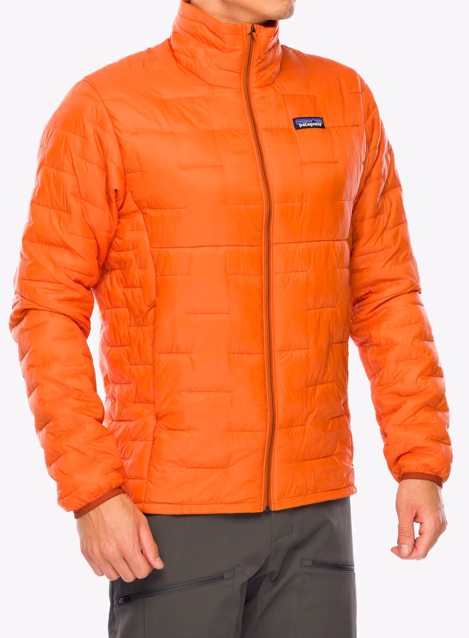 Zateplená bunda Patagonia Micro Puff Jacket - redtail rust