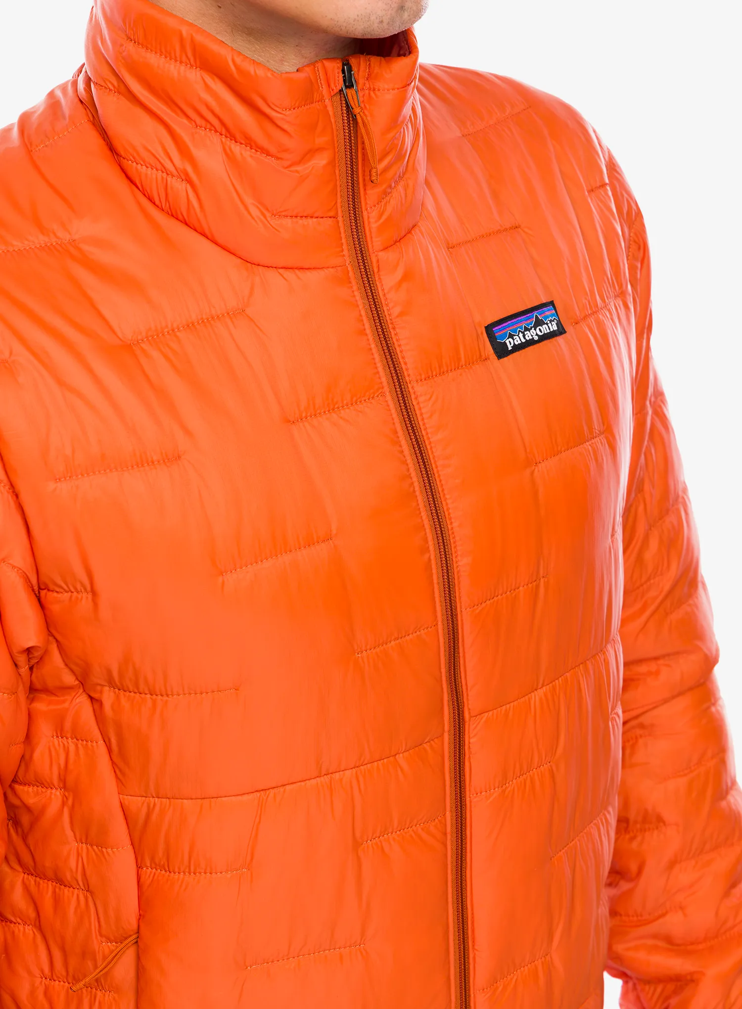 Zateplená bunda Patagonia Micro Puff Jacket - redtail rust