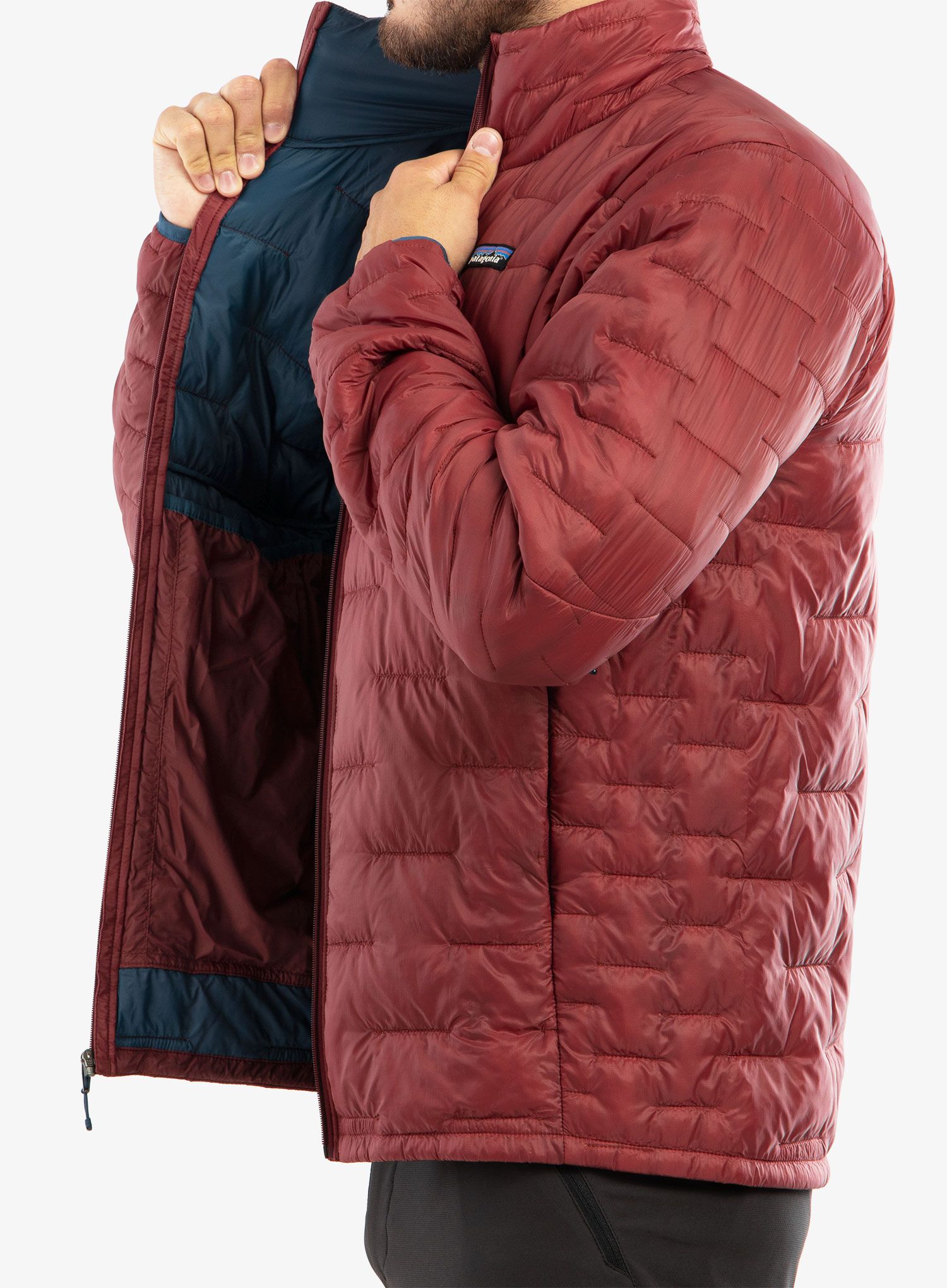 Izolovaná bunda Patagonia Micro Puff Jacket - sequoia red